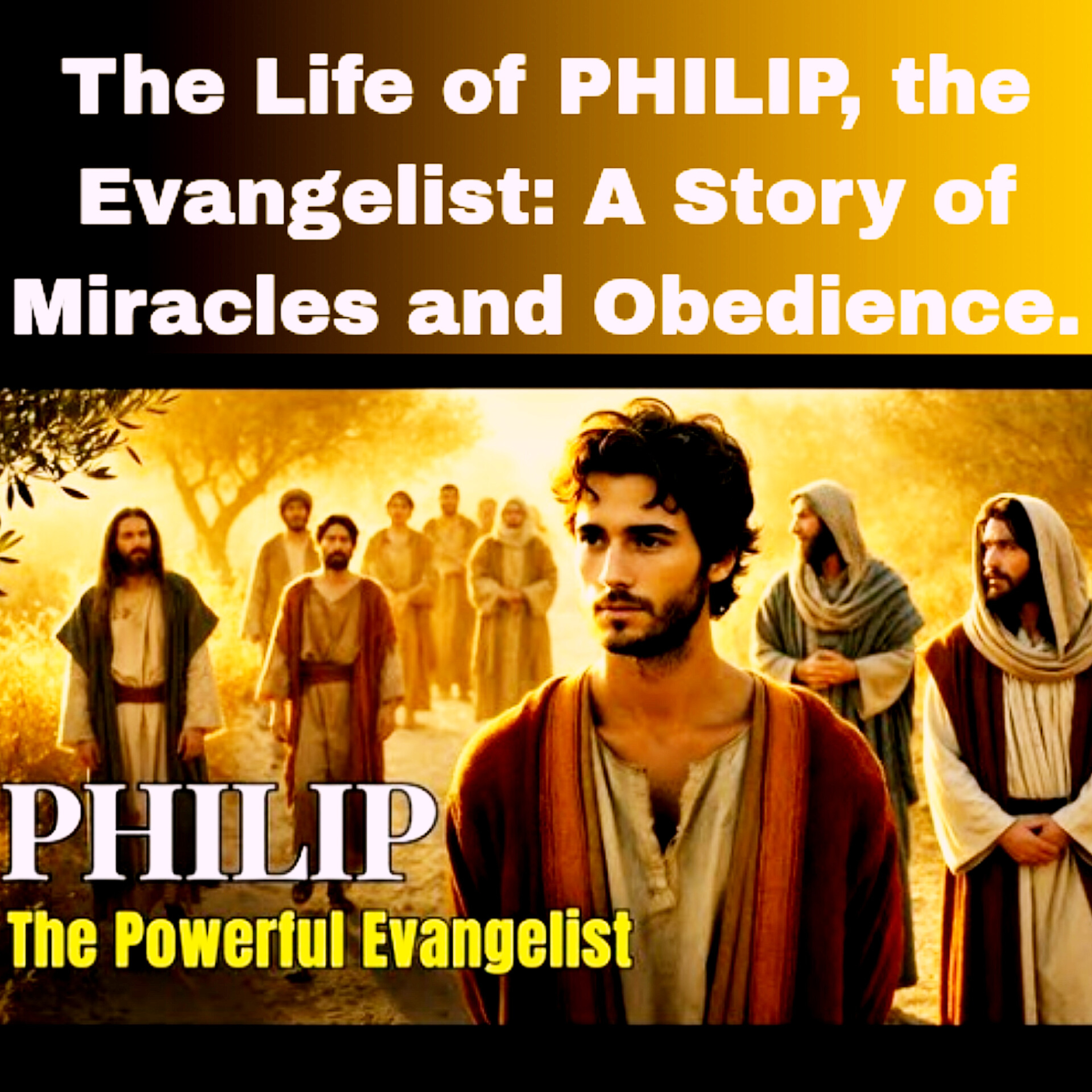 The Life of PHILIP, the Evangelist: A Story of Miracles and Obedience!