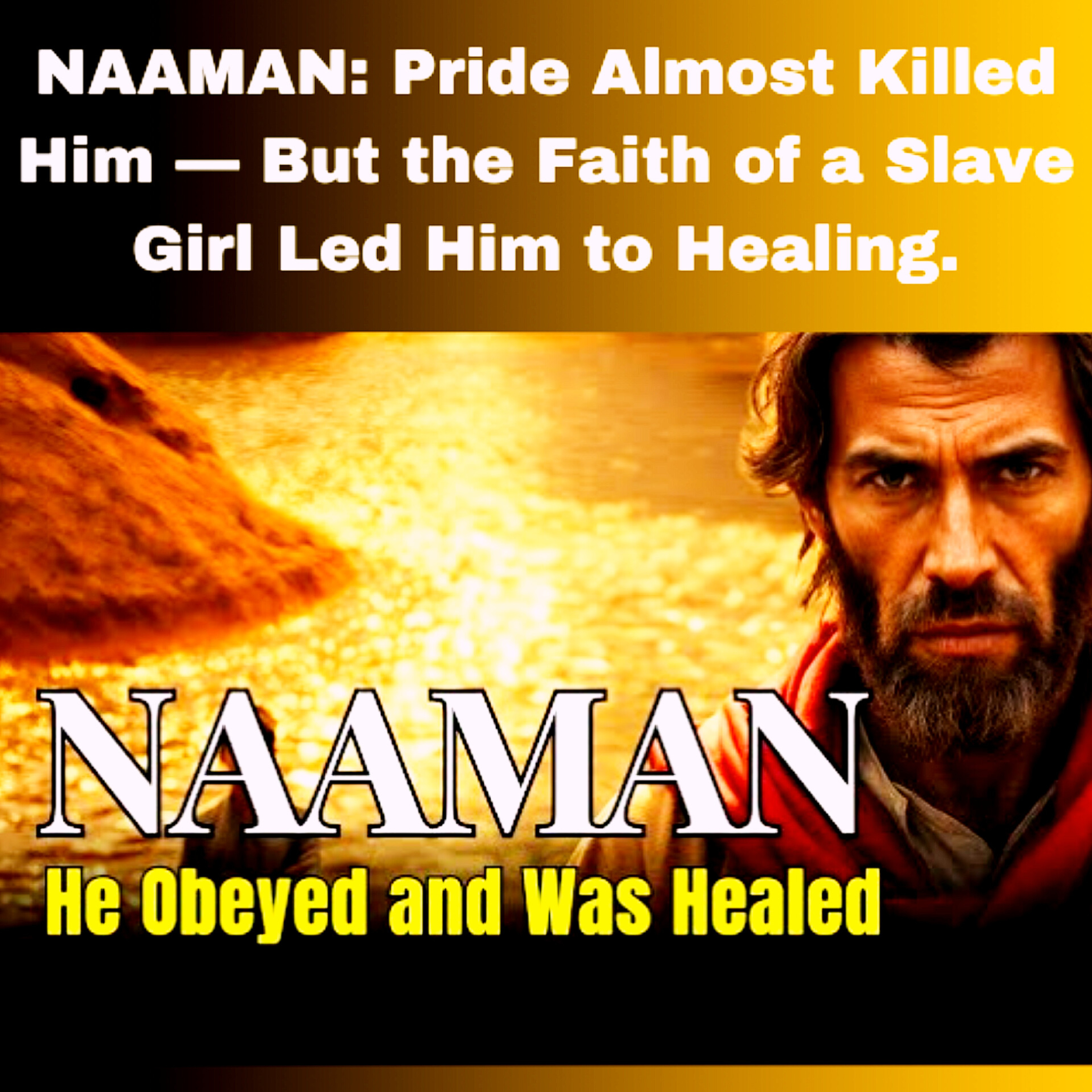 NAAMAN: Pride Almost Killed Him — But the Faith of a Slave Girl Led Him to Healing | Bible Story.