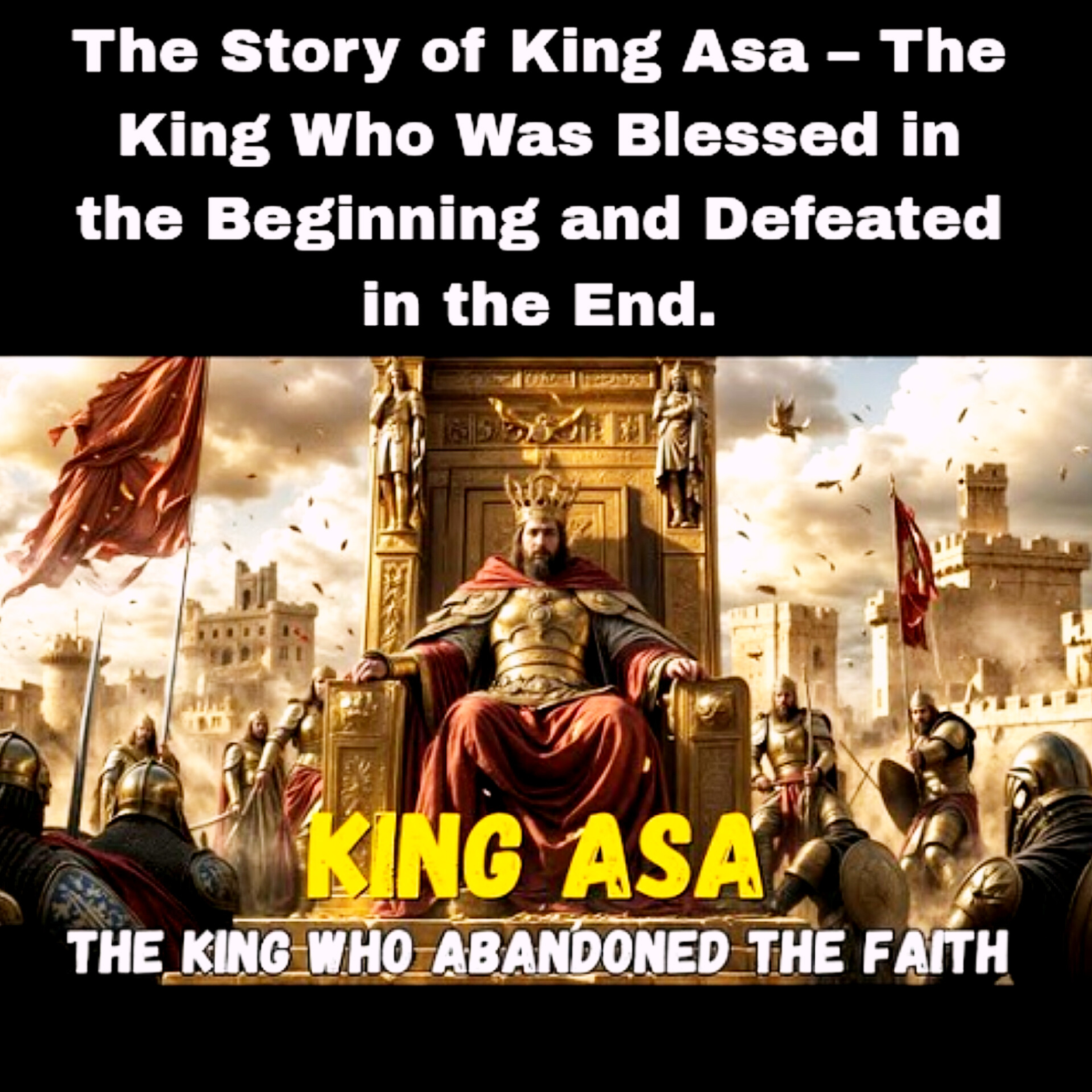 The Story of King Asa – The King Who Was Blessed in the Beginning and Defeated in the End.