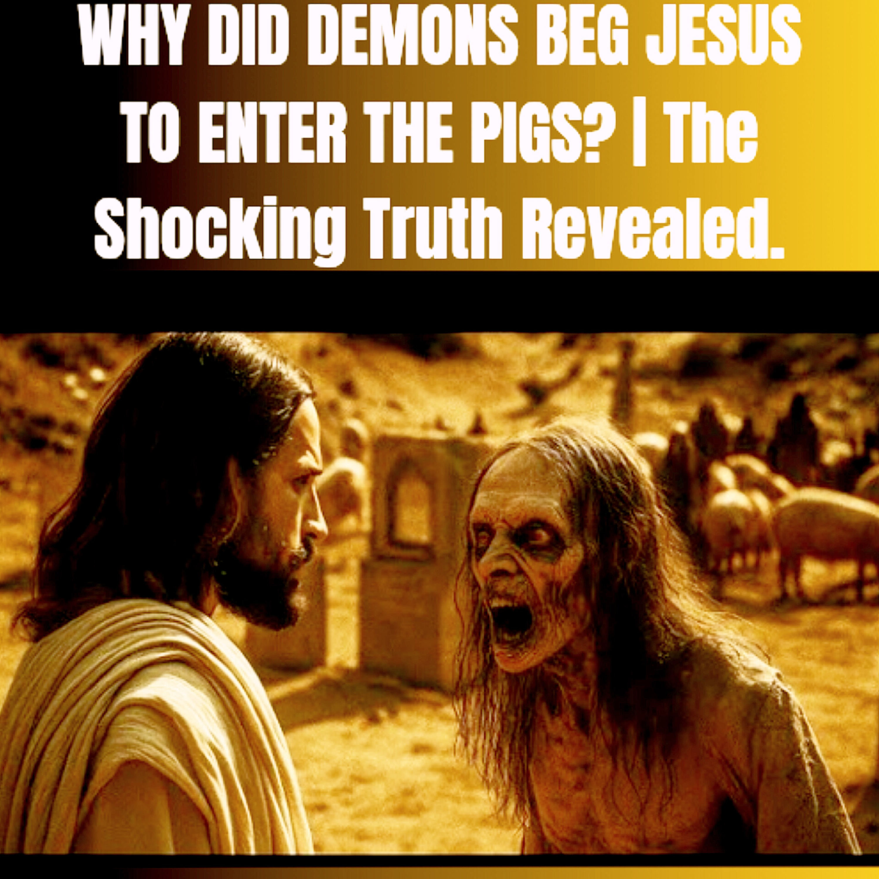 WHY DID DEMONS BEG JESUS TO ENTER THE PIGS? | The Shocking Truth Revealed. episode artwork