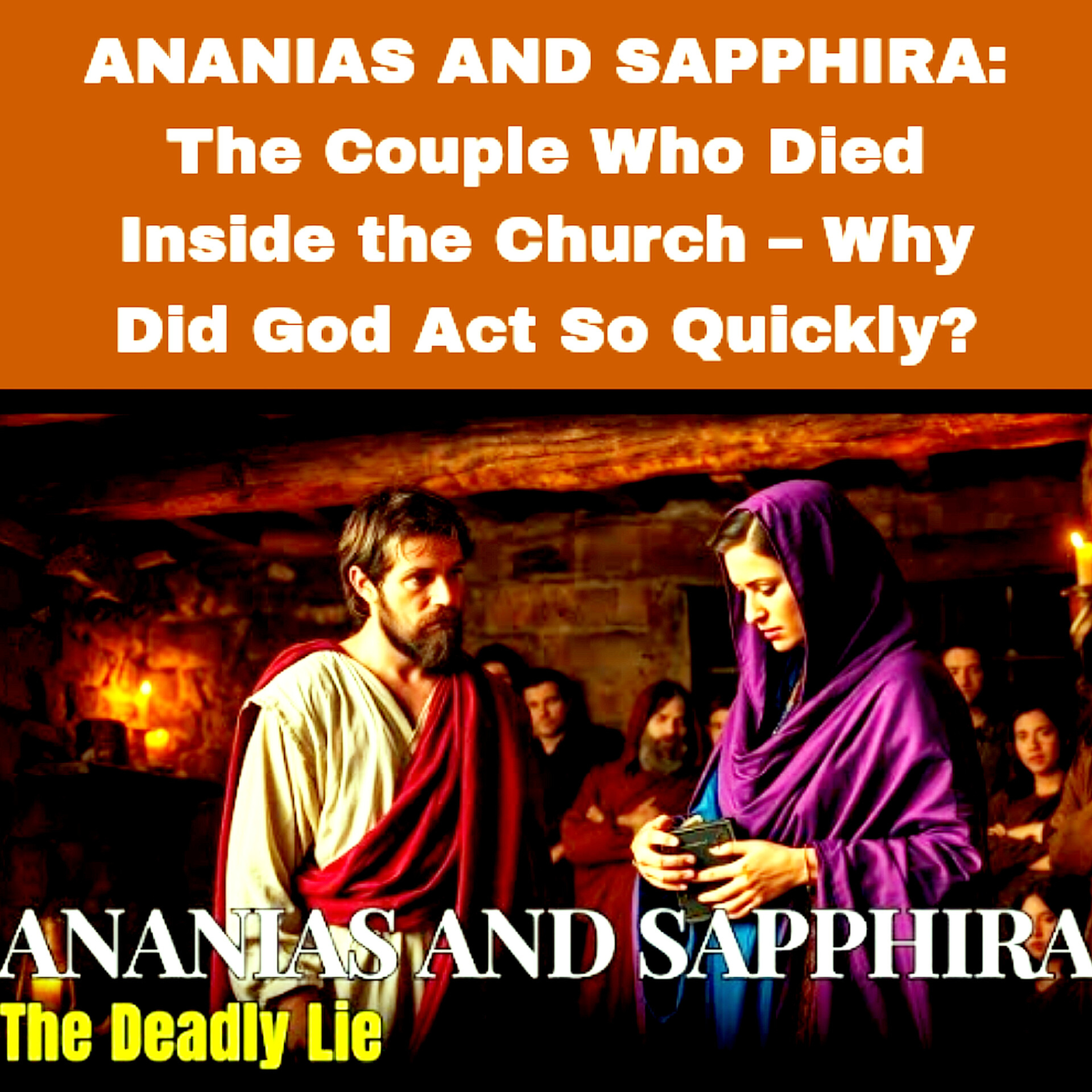 ANANIAS AND SAPPHIRA: The Couple Who Died Inside the Church – Why Did God Act So Quickly? episode artwork