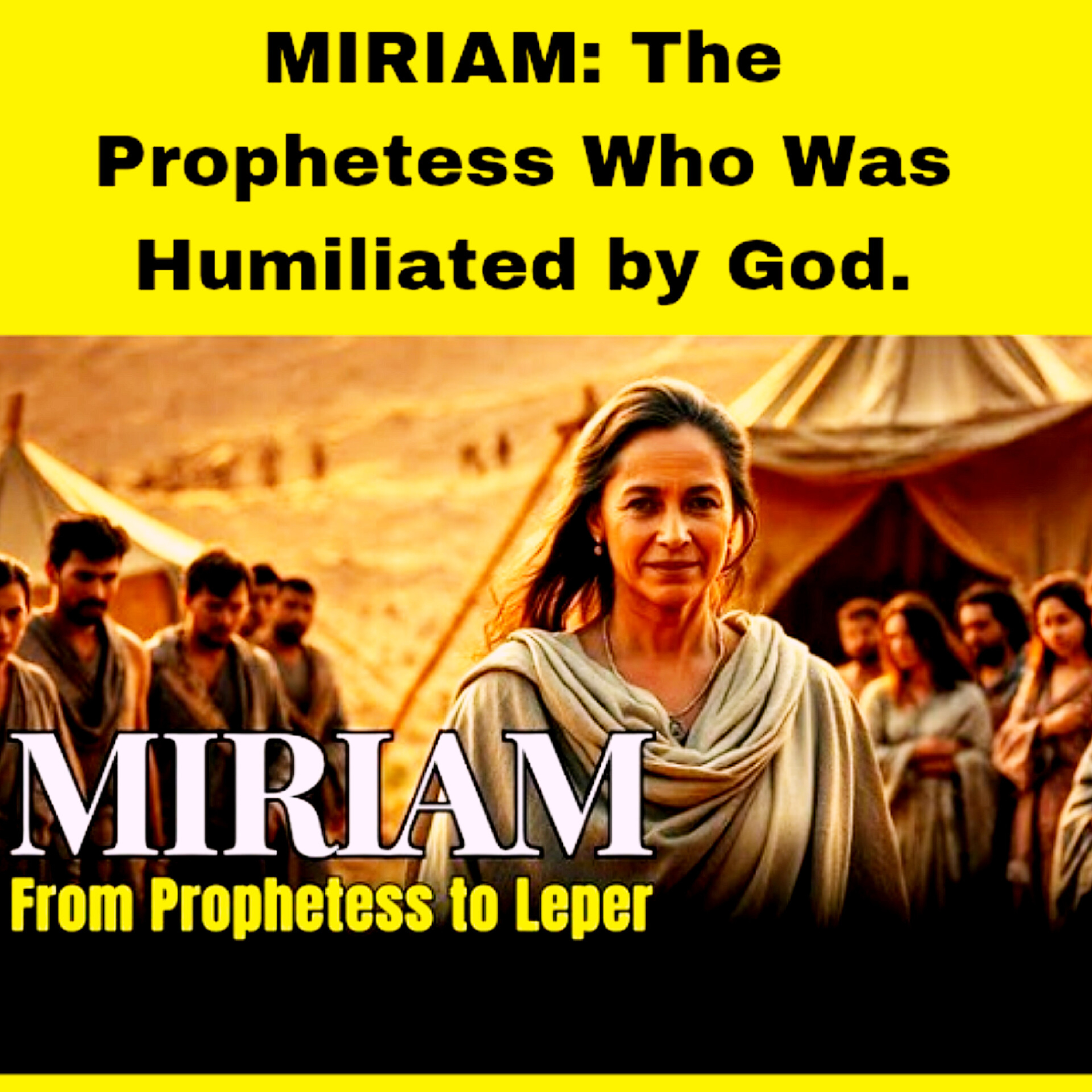 MIRIAM: The Prophetess Who Was Humiliated by God | Bible Stories. episode artwork