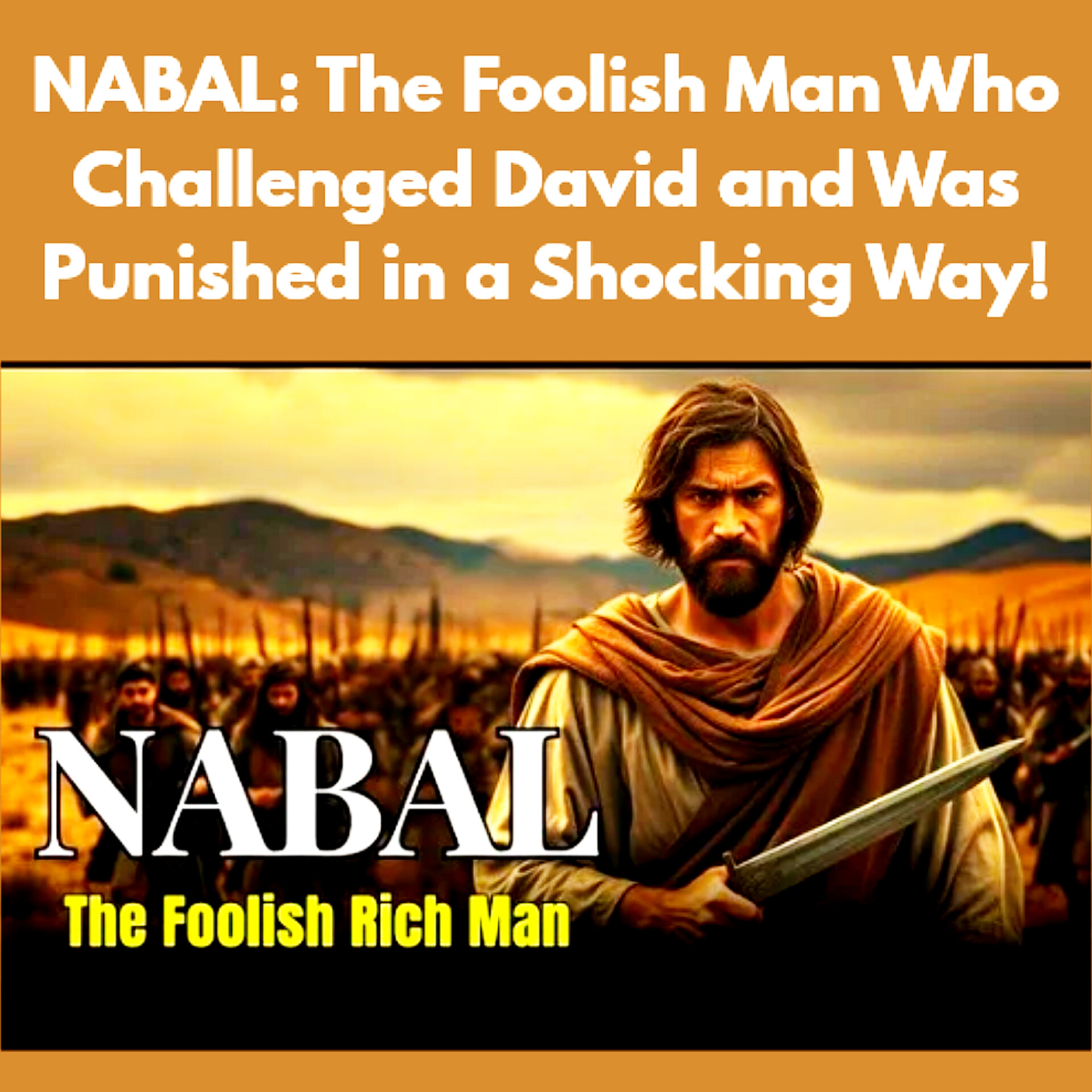 NABAL: The Foolish Man Who Challenged David and Was Punished in a Shocking Way! episode artwork