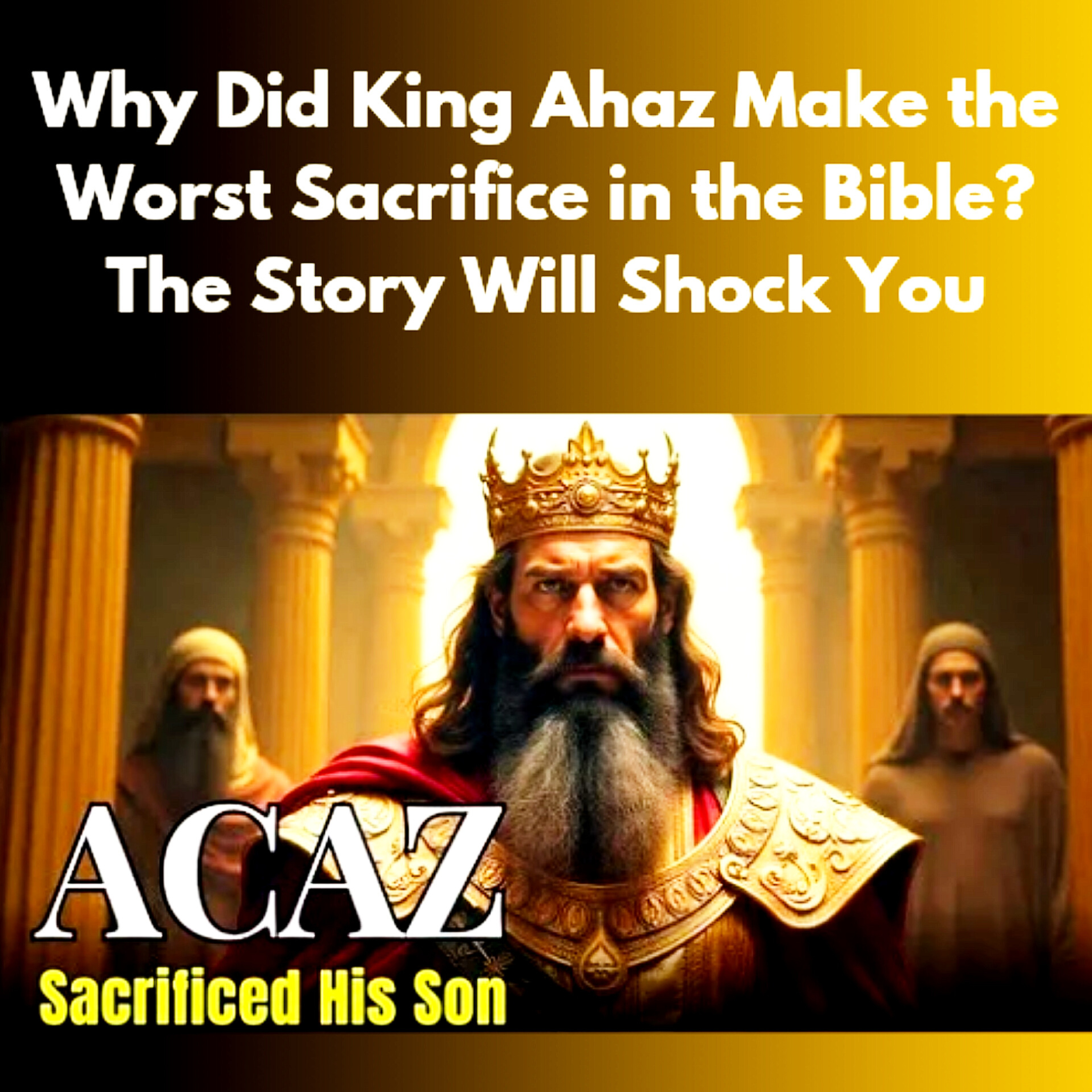 Why Did King Ahaz Make the Worst Sacrifice in the Bible? The Story Will Shock You episode artwork
