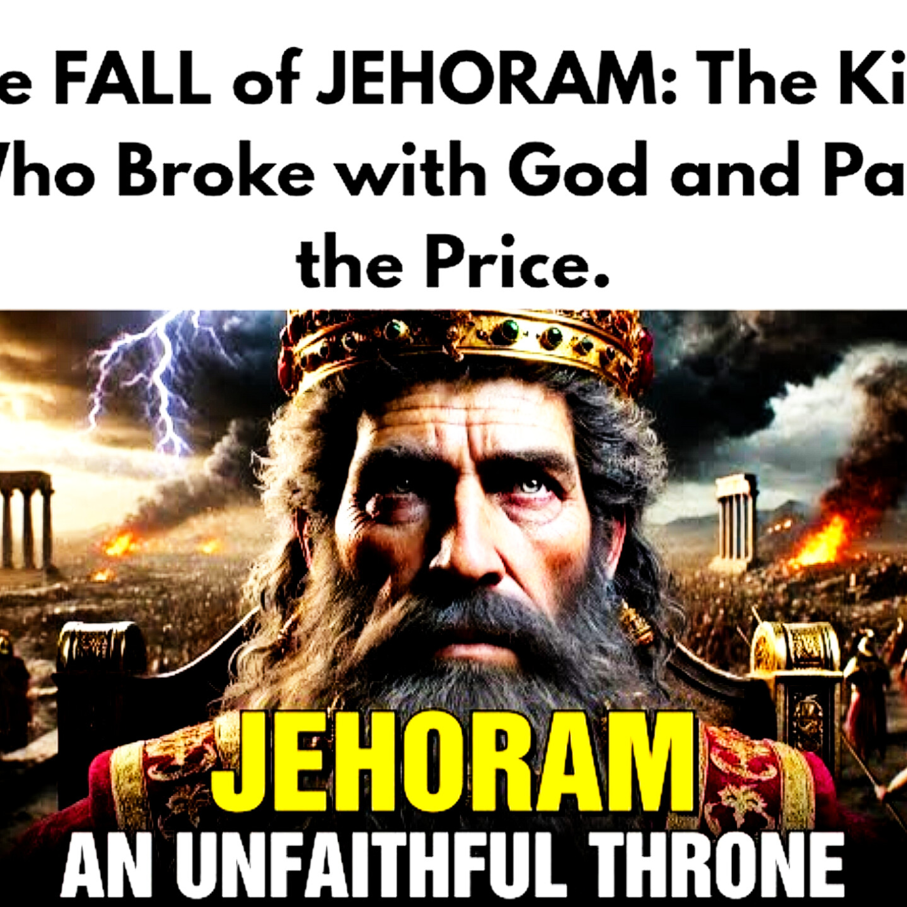 The FALL of JEHORAM: The King Who Broke with God and Paid the Price | Bible Stories. episode artwork