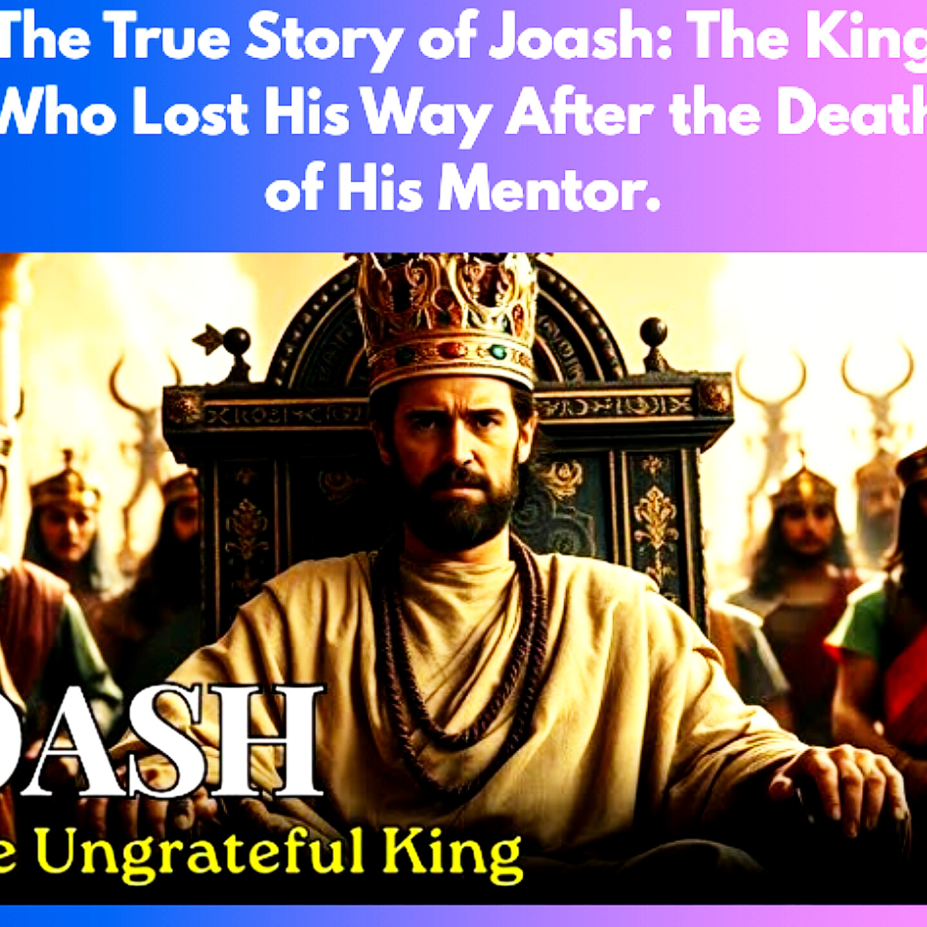 The True Story of Joash: The King Who Lost His Way After the Death of His Mentor. Bible Stories.  episode artwork