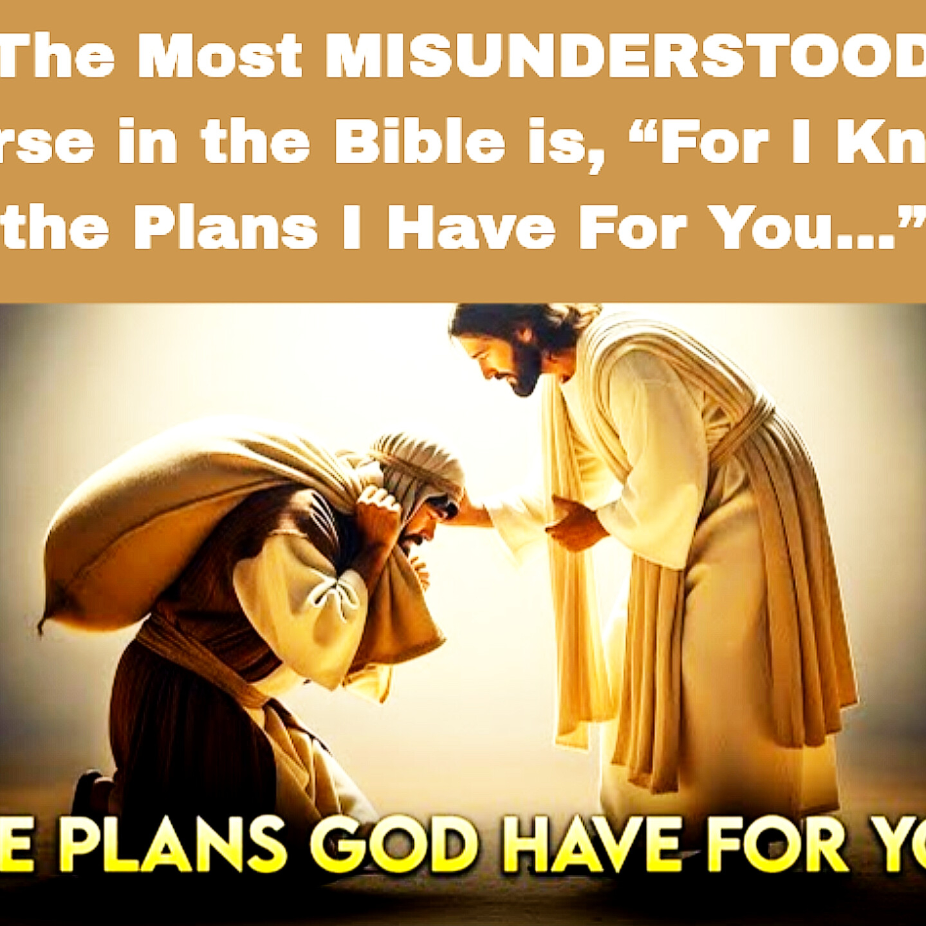 The Most MISUNDERSTOOD Verse in the Bible is, “For I Know the Plans I Have For You…” Bible Stories.  episode artwork