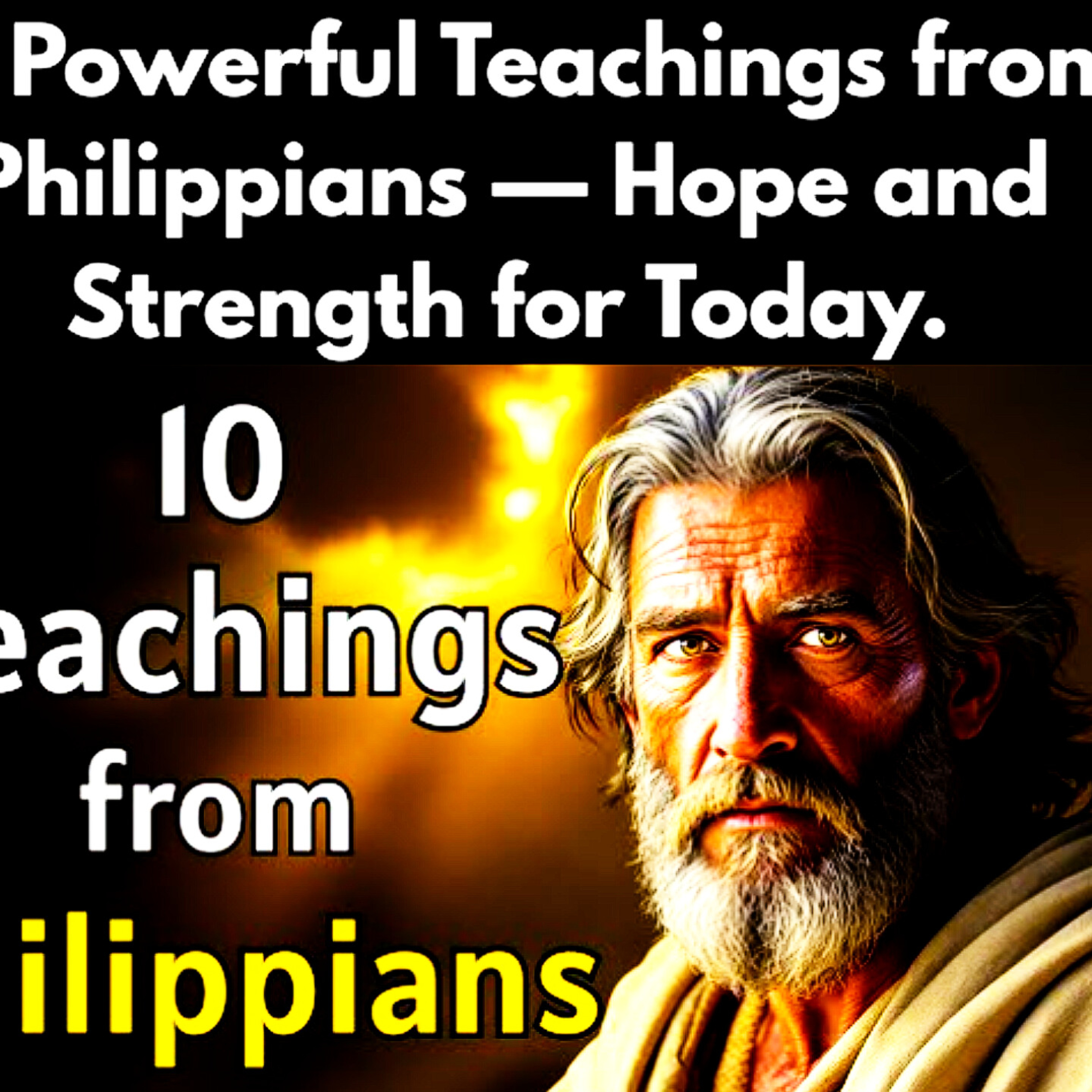 10 Powerful Teachings from Philippians — Hope and Strength for Today. Bible Stories.  episode artwork