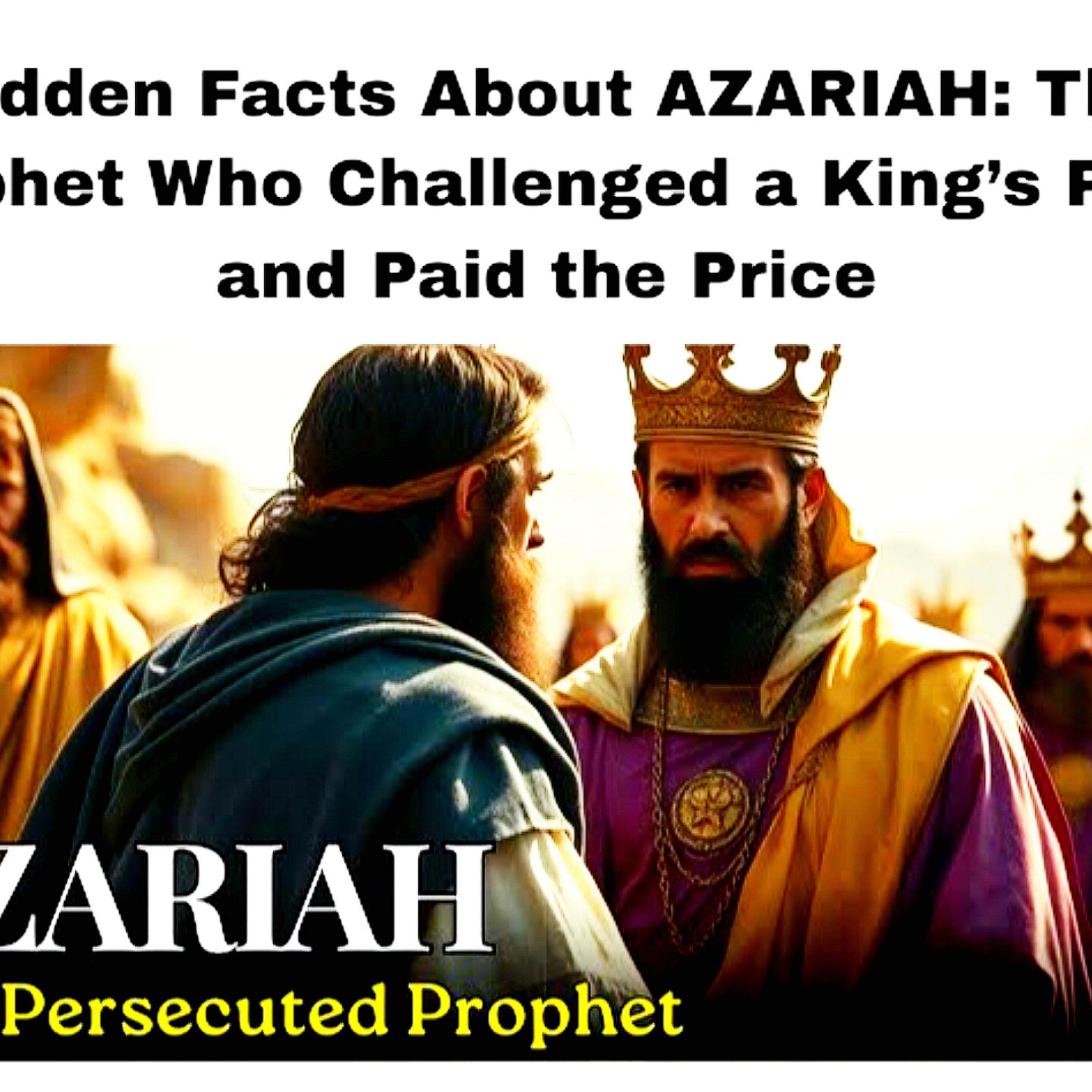Hidden Facts About AZARIAH: The Prophet Who Challenged a King’s Pride and Paid the Price. Bible Stories.  episode artwork