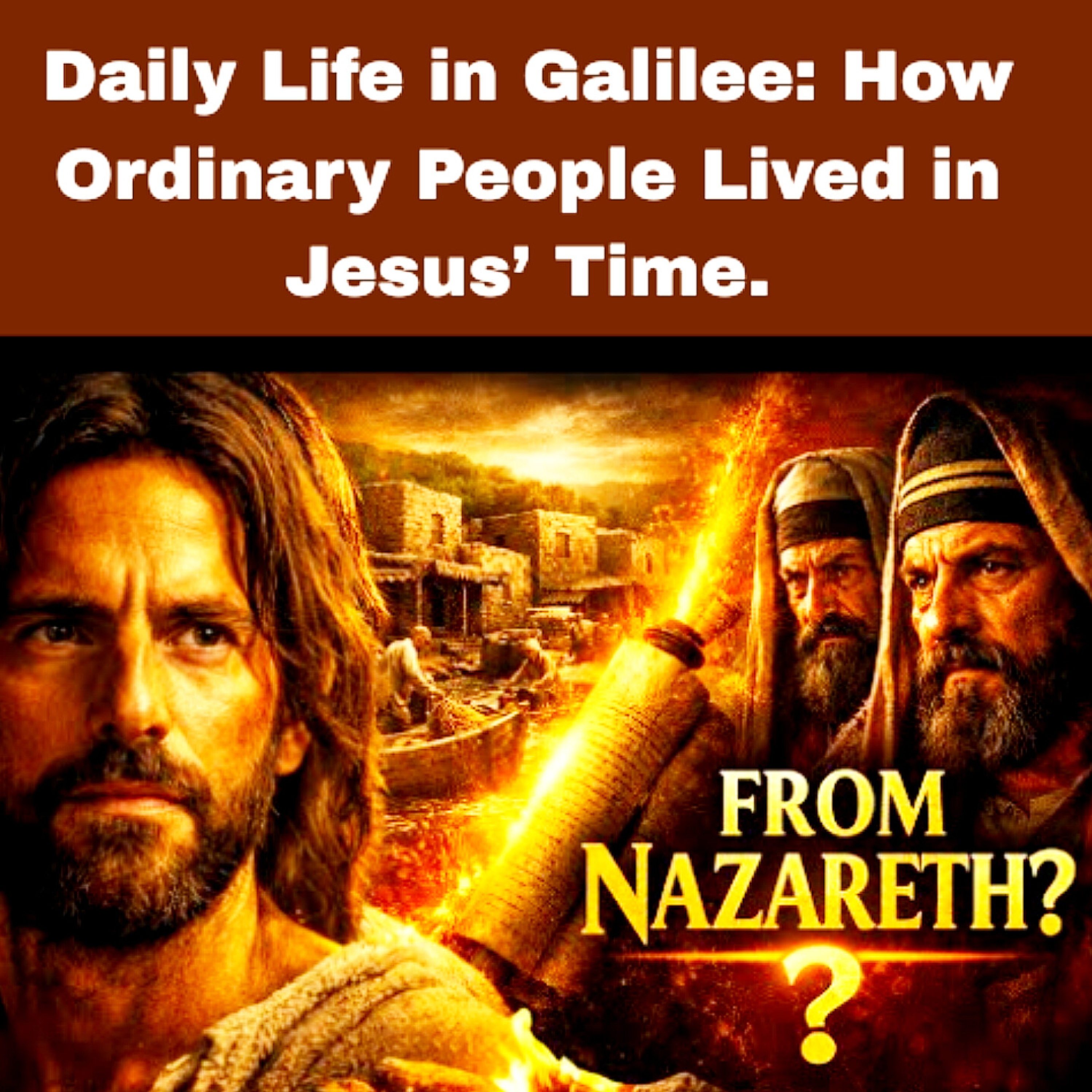 Daily Life in Galilee: How Ordinary People Lived in Jesus’ Time. Bible Stories.  episode artwork