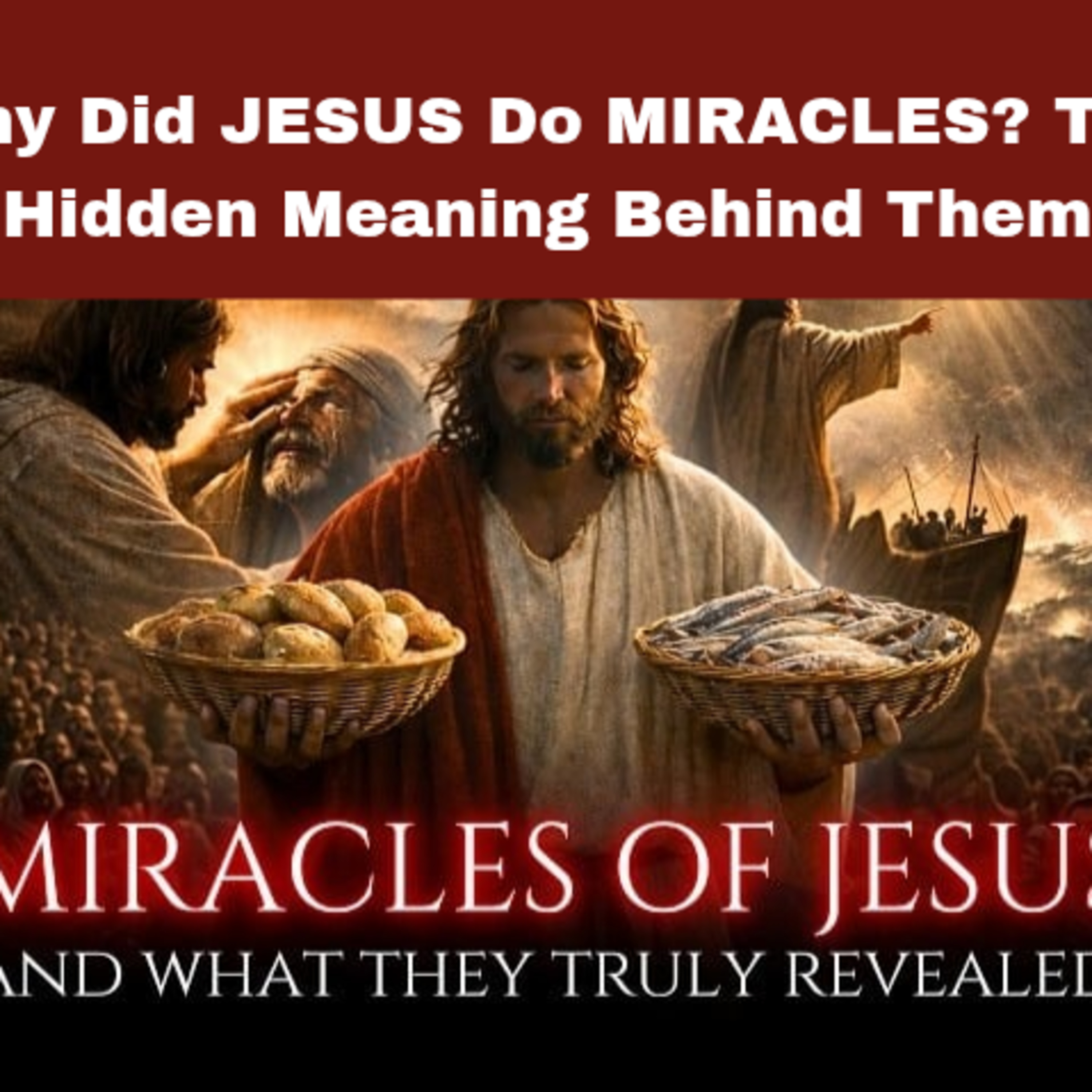 Why Did JESUS Do MIRACLES? The Hidden Meaning Behind Them. Bible Stories.  episode artwork