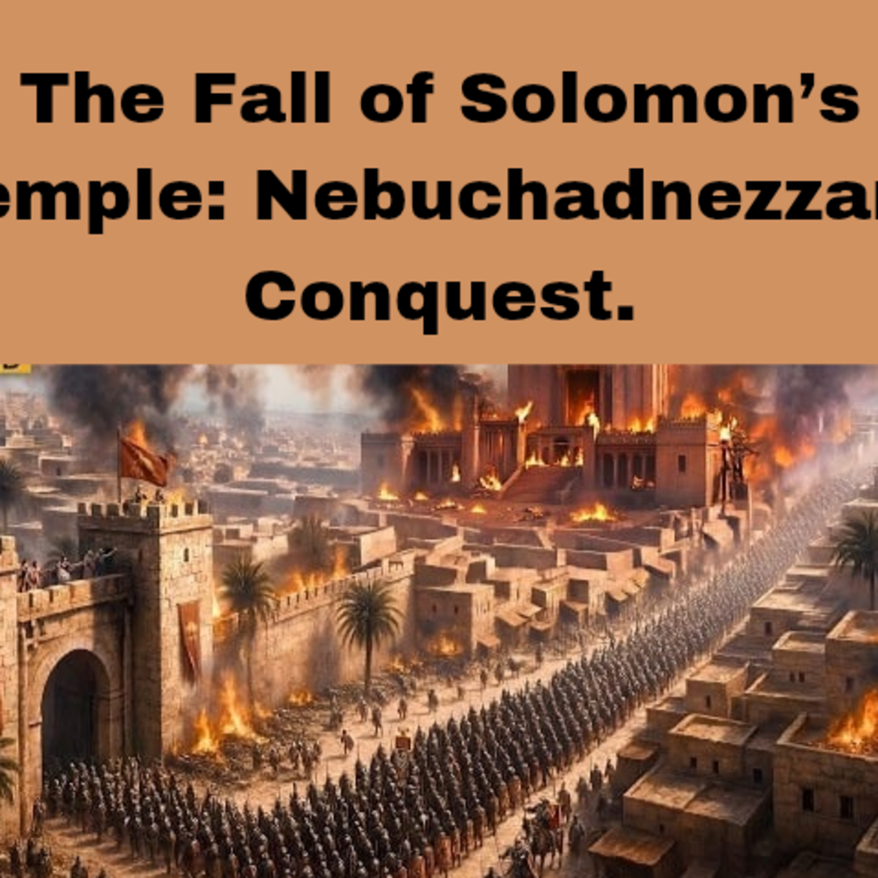 The Fall of Solomon’s Temple: Nebuchadnezzar’s Conquest. Bible Stories . episode artwork