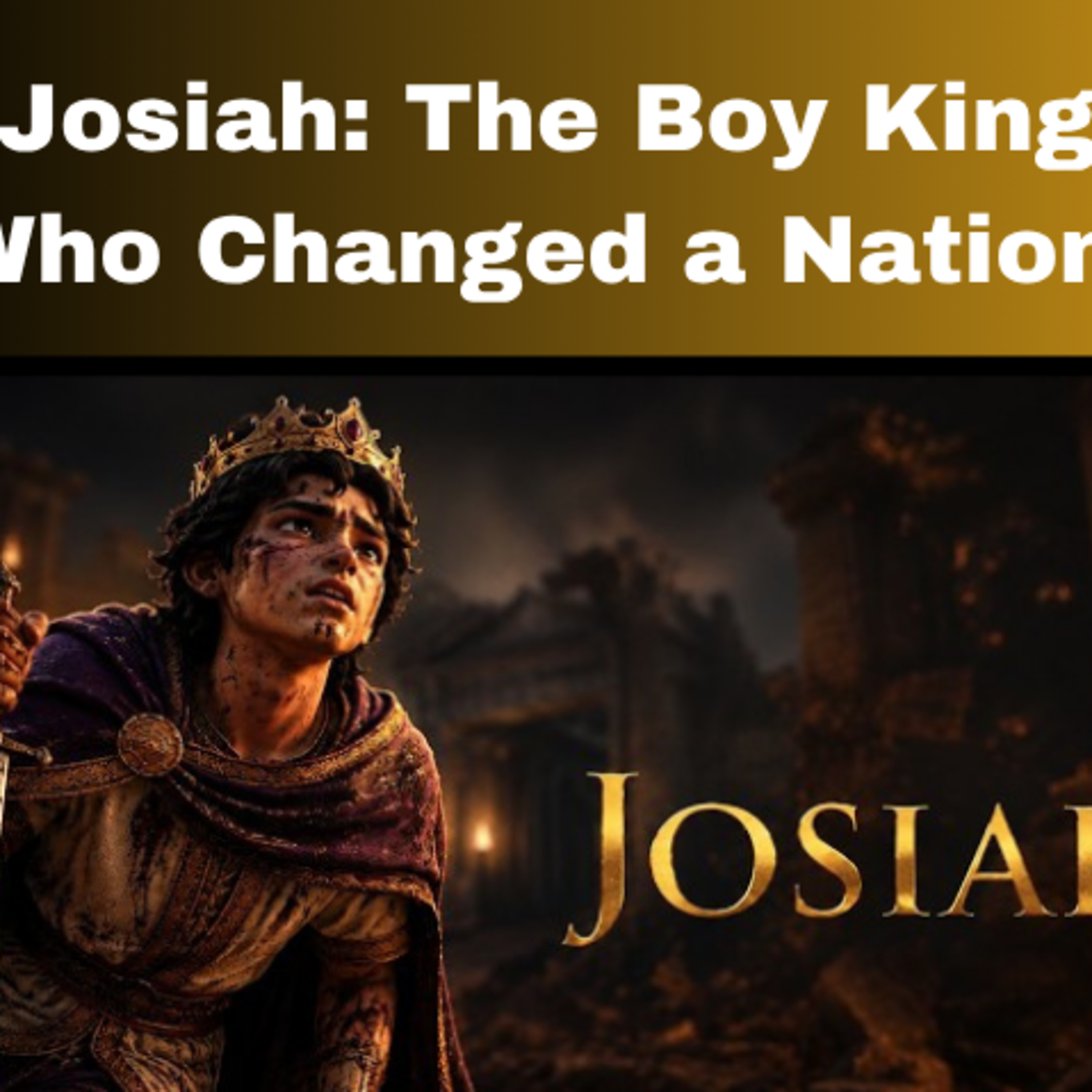 Josiah: The Boy King Who Changed a Nation. Bible Stories. 