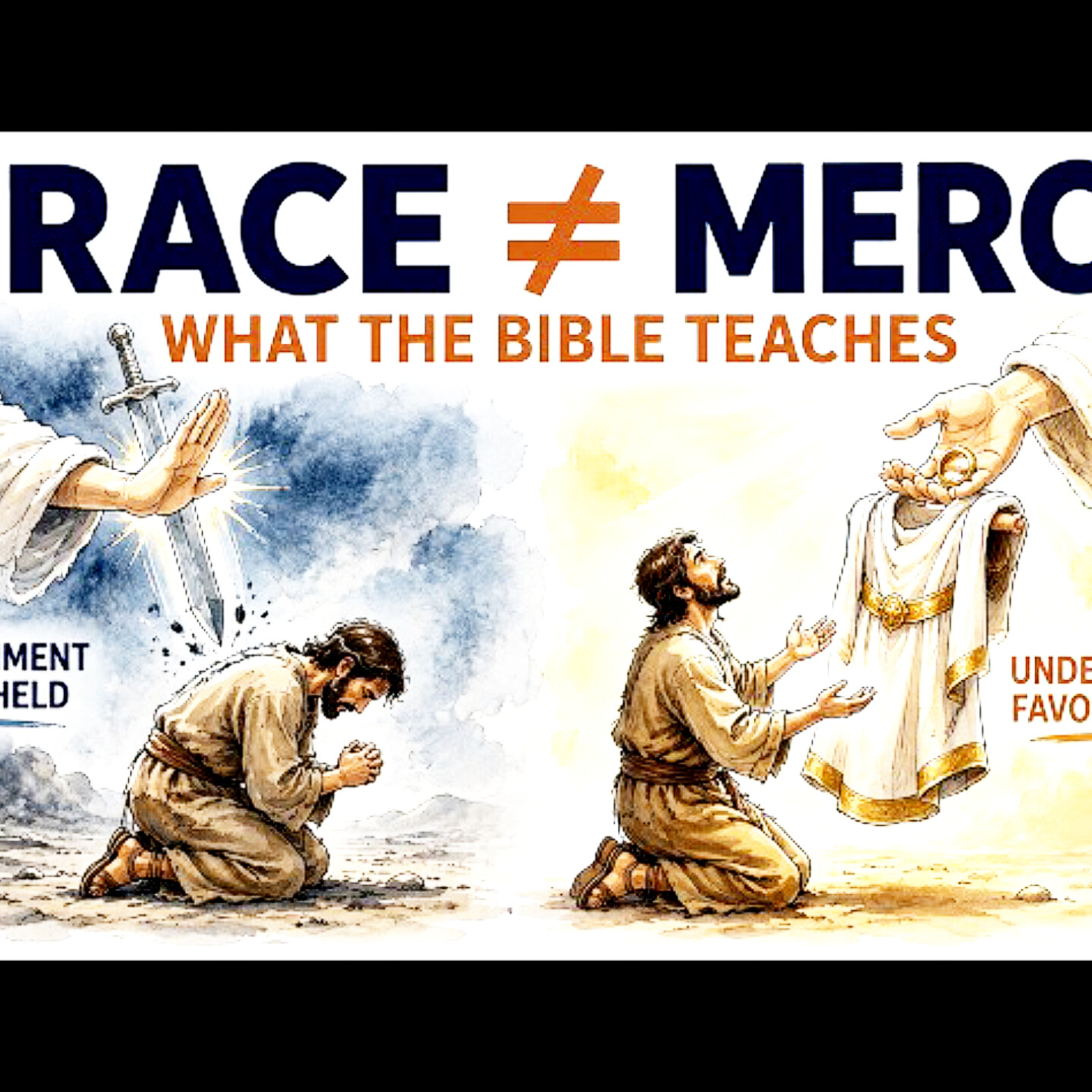Are You Confusing Grace with Mercy? What the Bible Reveals. Bible Stories 