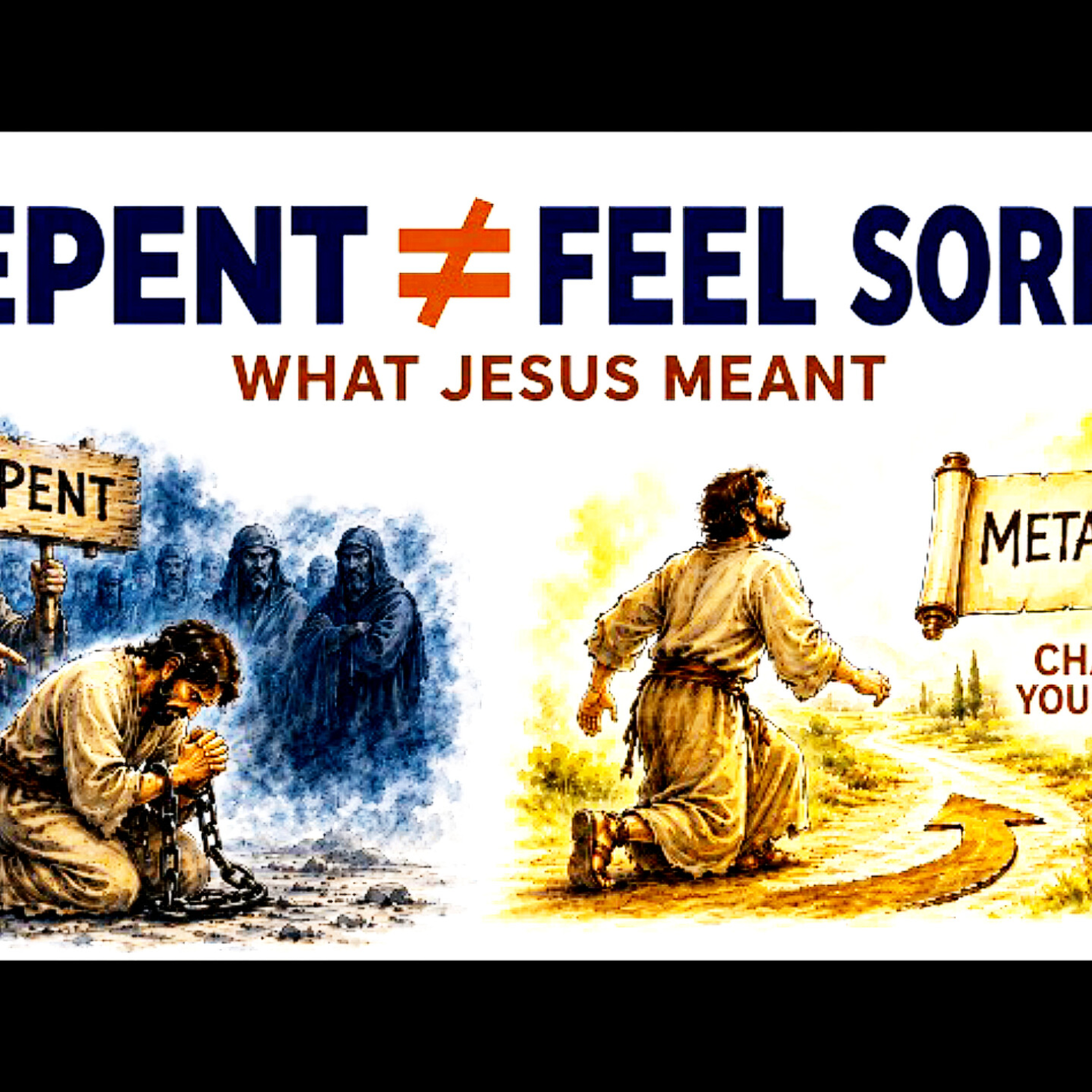 What Repent Really Means in the Bible | Original Greek Explained. Bible Stories