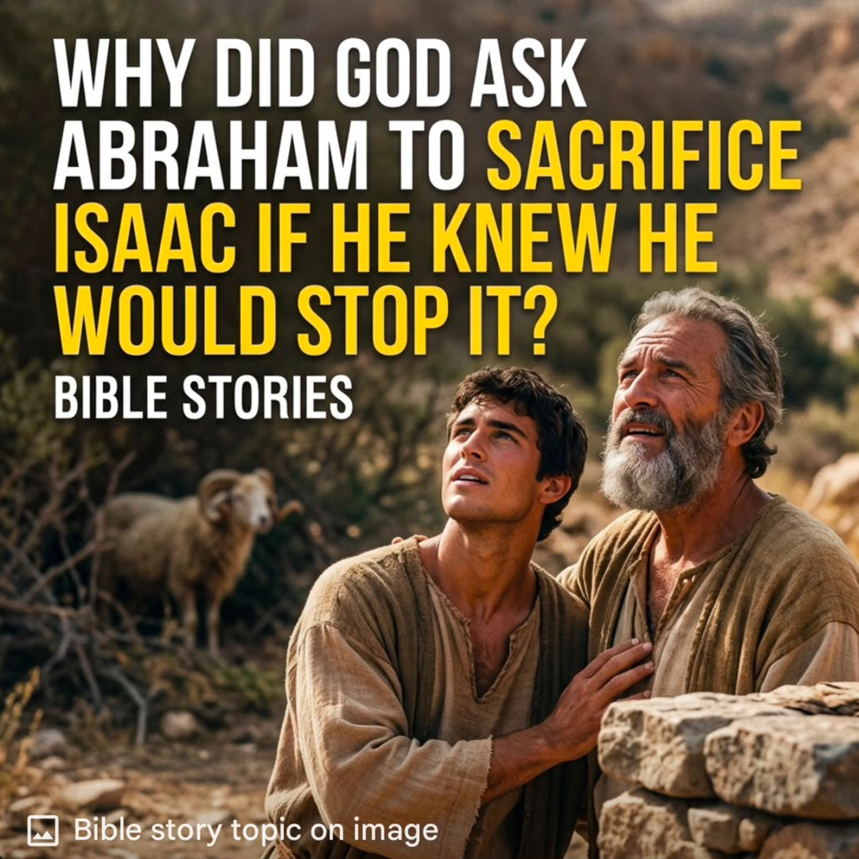 Why Did God Tell Abraham to Sacrifice Isaac? | The Biblical Truth. Bible Stories.