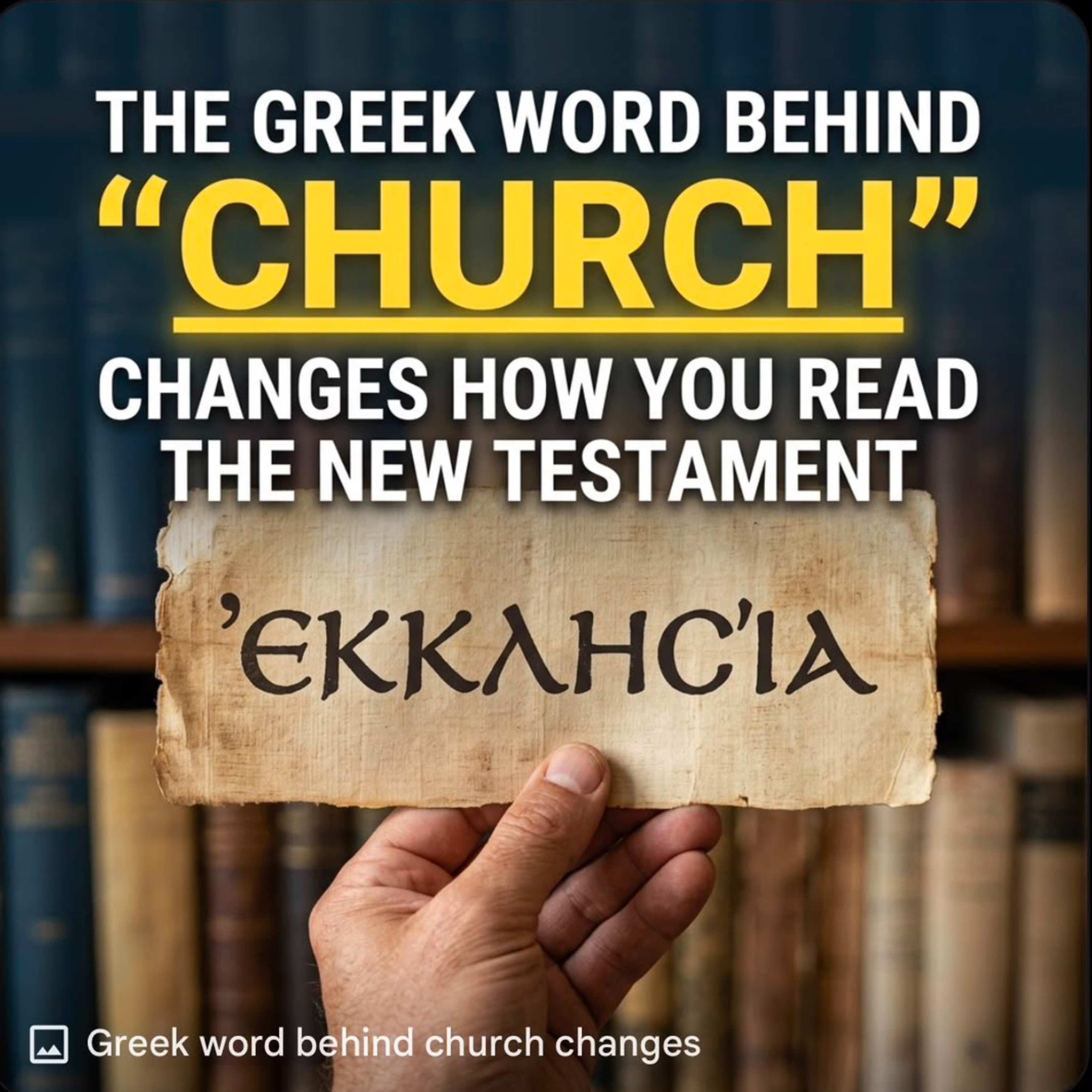 What "Ekklesia" Really Means | The Biblical Meaning of Church. Bible Stories 