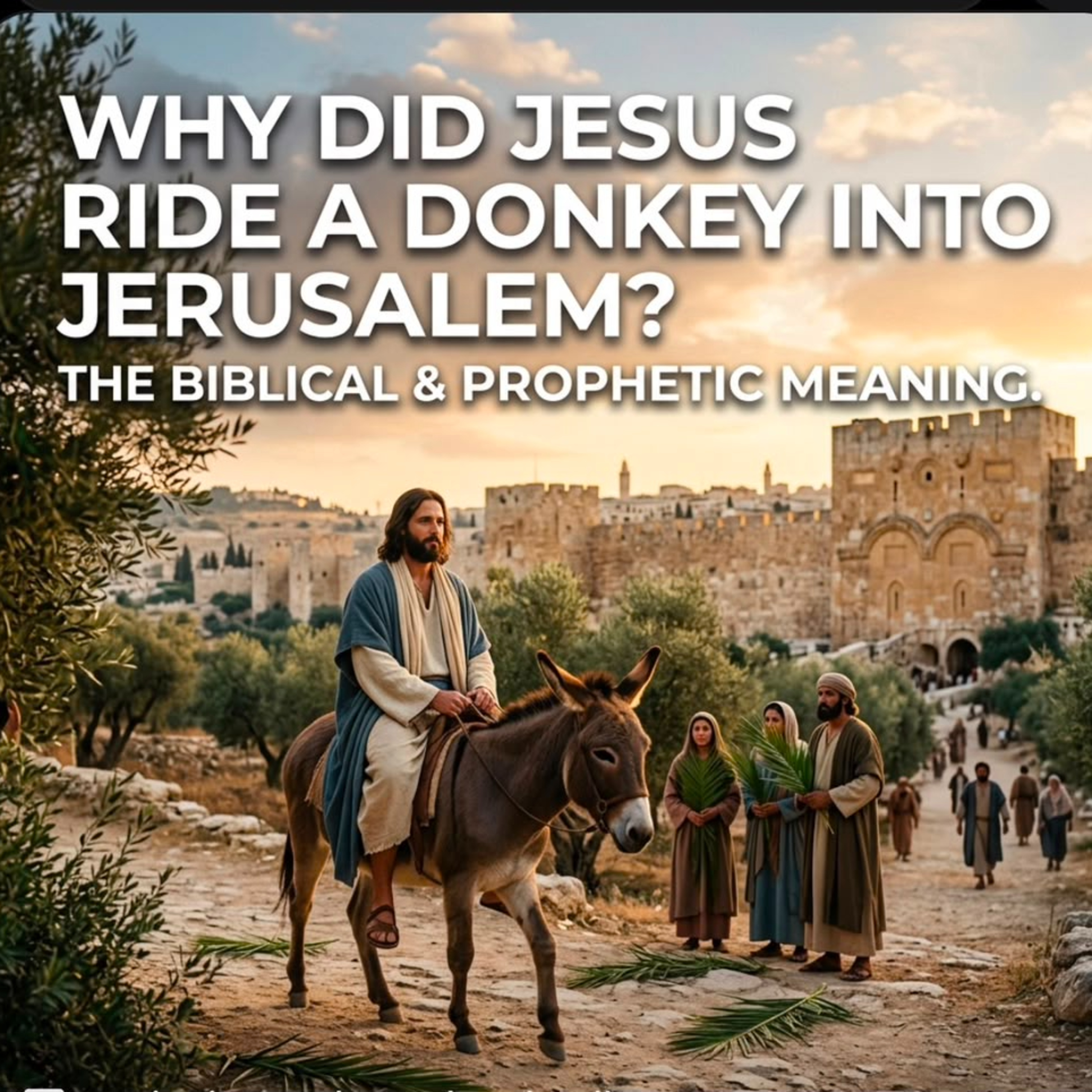 Why Jesus Rode a Donkey into Jerusalem | The Prophecy Explained. Bible Stories episode artwork
