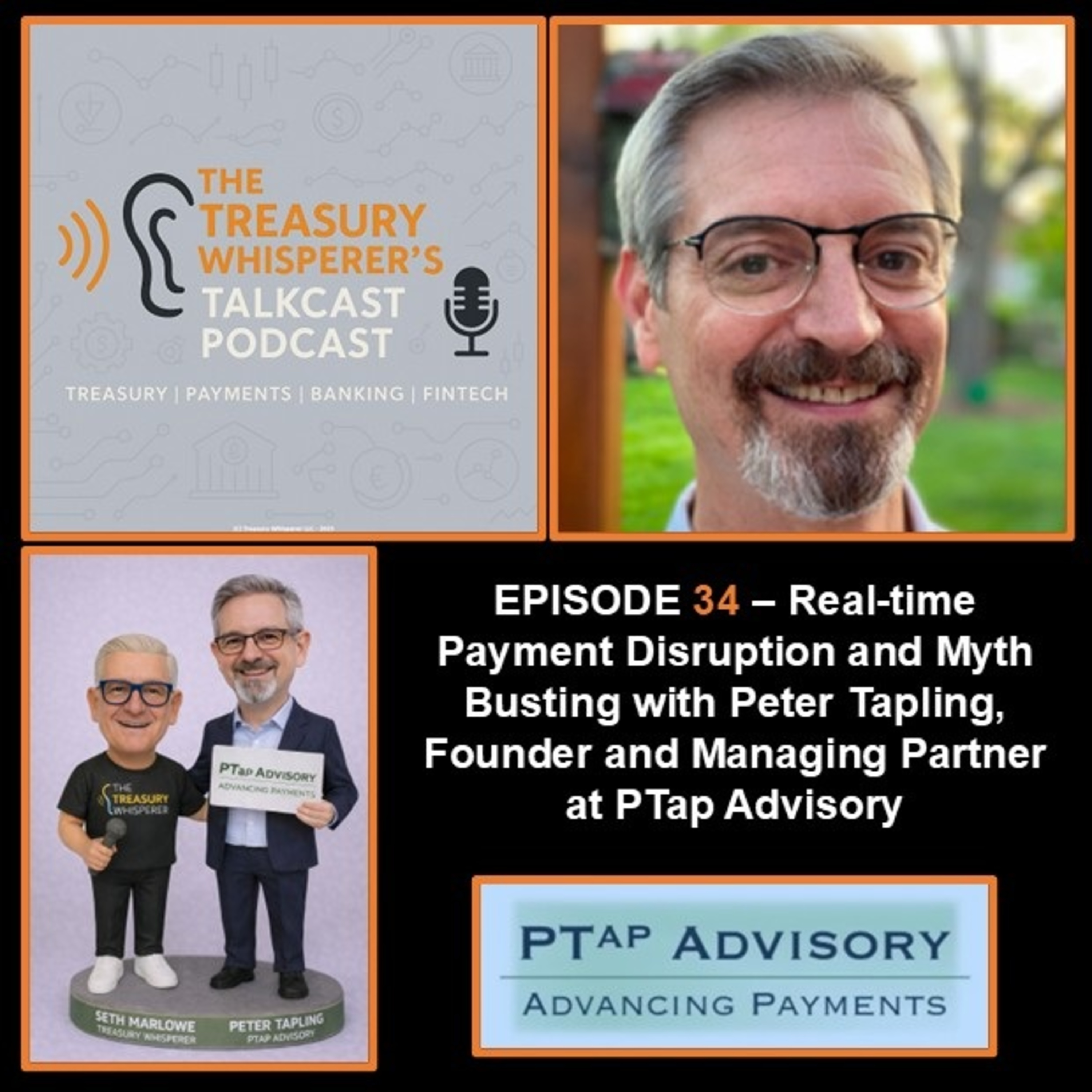 Episode 34 - Real-time Payment Disruption and Myth Busting with Peter Tapling (PTap Advisory)