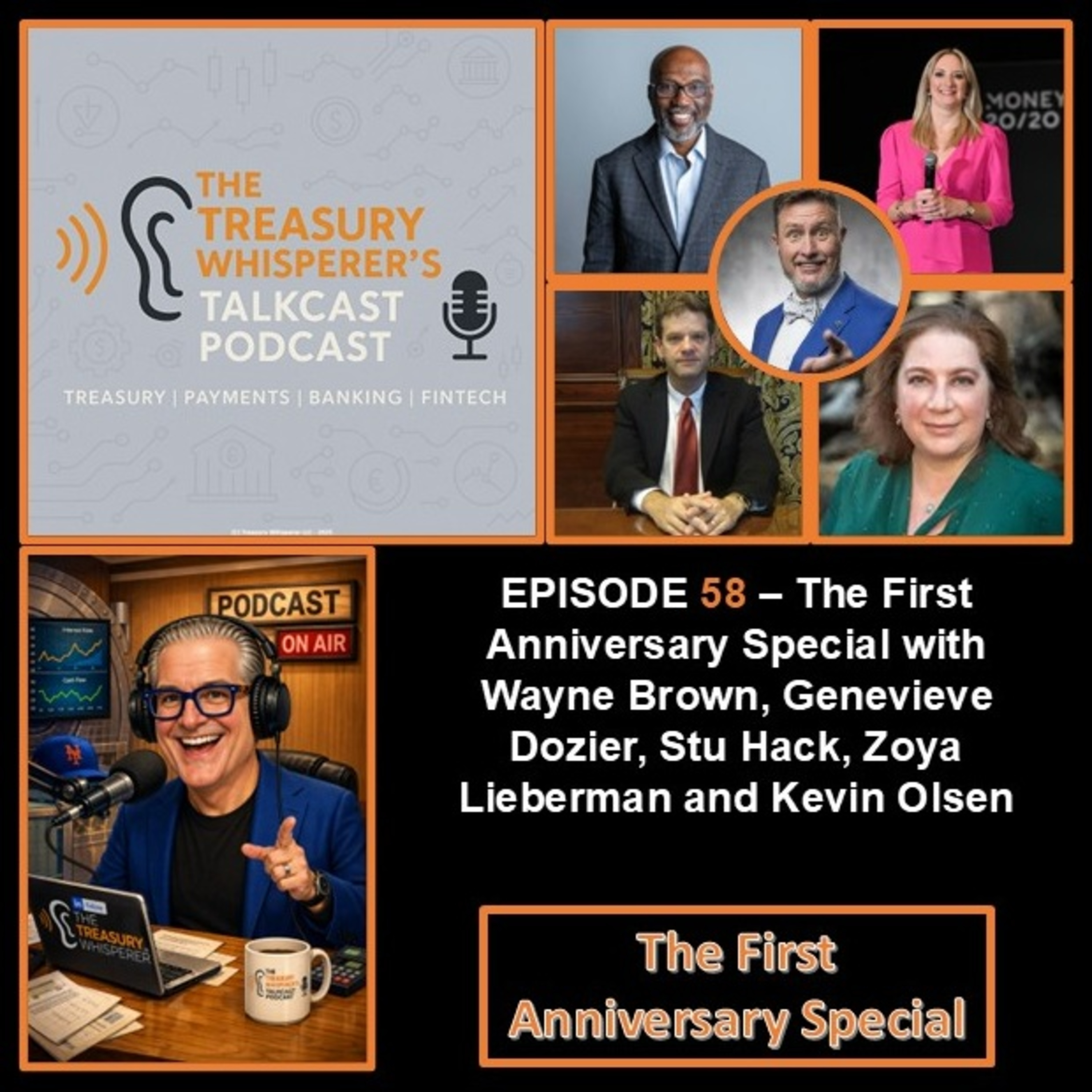 Episode 58 - First Anniversary Special with Wayne Brown, Genevieve Dozier, Stu Hack, Zoya Lieberman and Kevin Olsen.