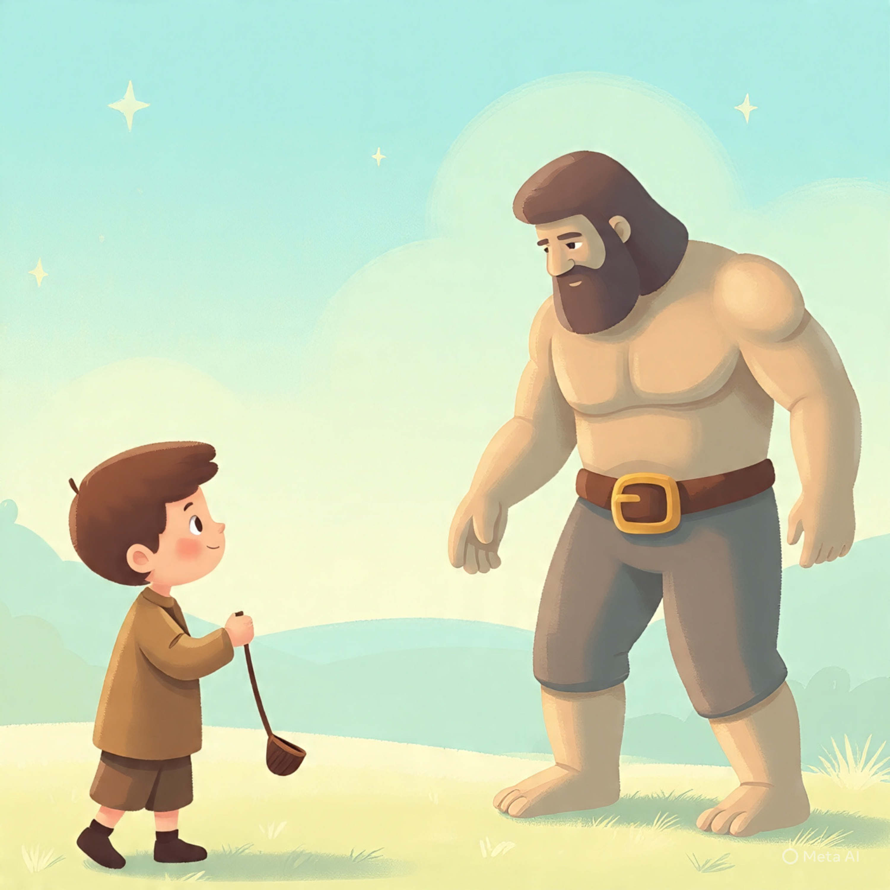 David and Goliath (The Boy Who Overcame Fear) episode artwork