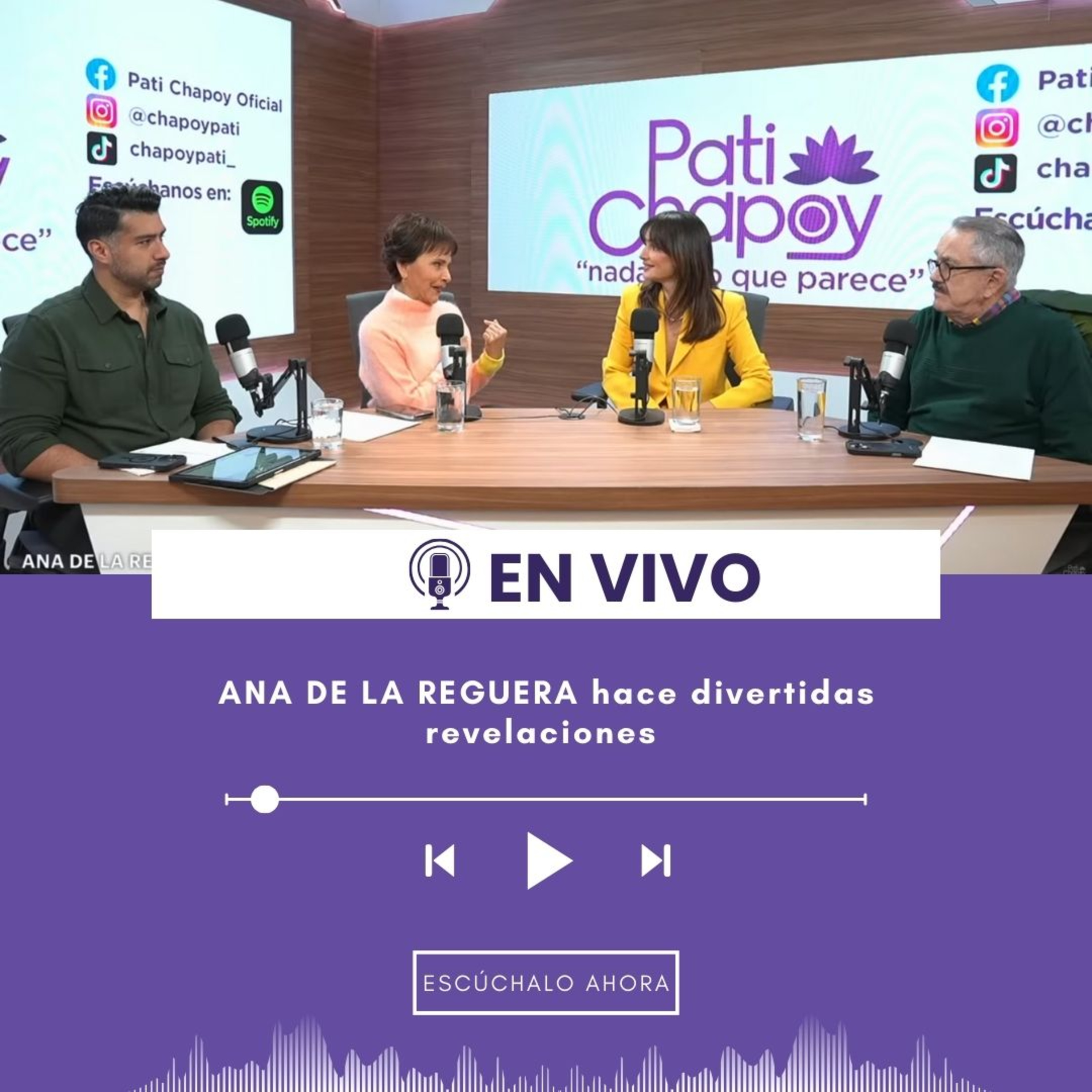 #ENVIVO: ANA DE LA REGUERA hacer divertidas revelaciones | Live | Pati Chapoy