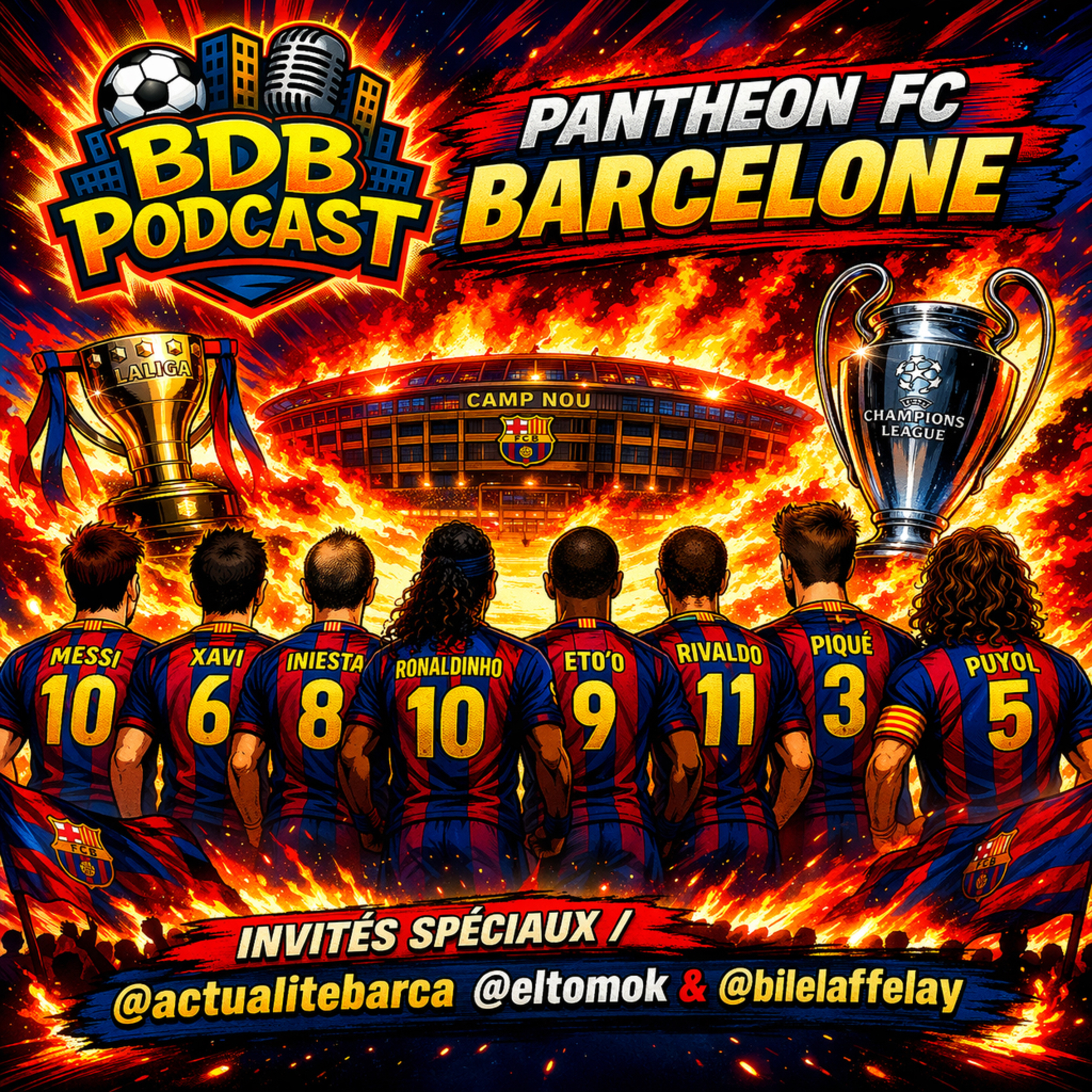 🎙️BDB PODCAST #32 — Panthéon du Barça avec Sofiane d’ActualiteBarca, BilelAffelay et Elton Mokolo