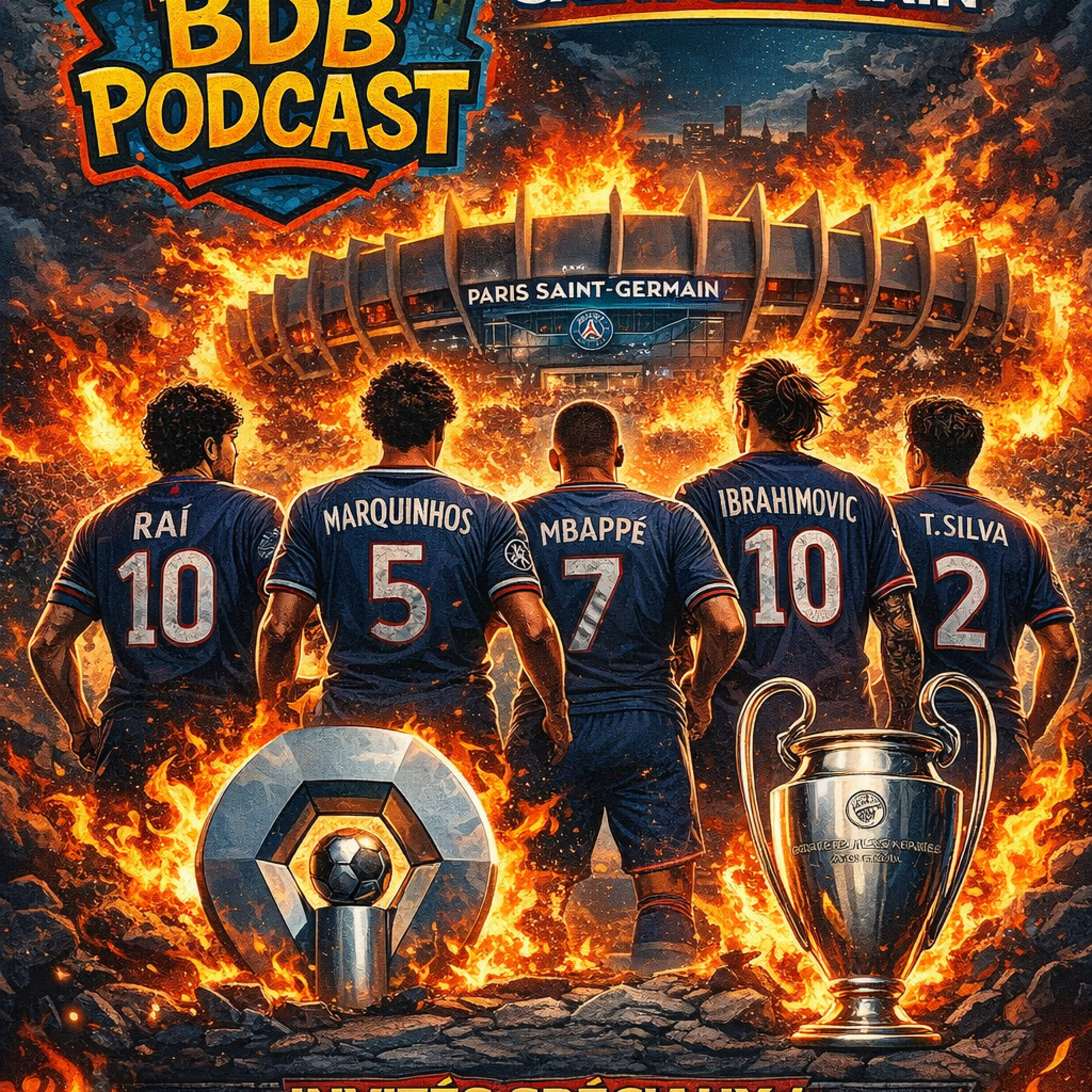 🎙️ BDB PODCAST #33 – Panthéon PSG w/ P. Goguet, M.Martinelli et TitiMadness - de la 15e place à la 7e