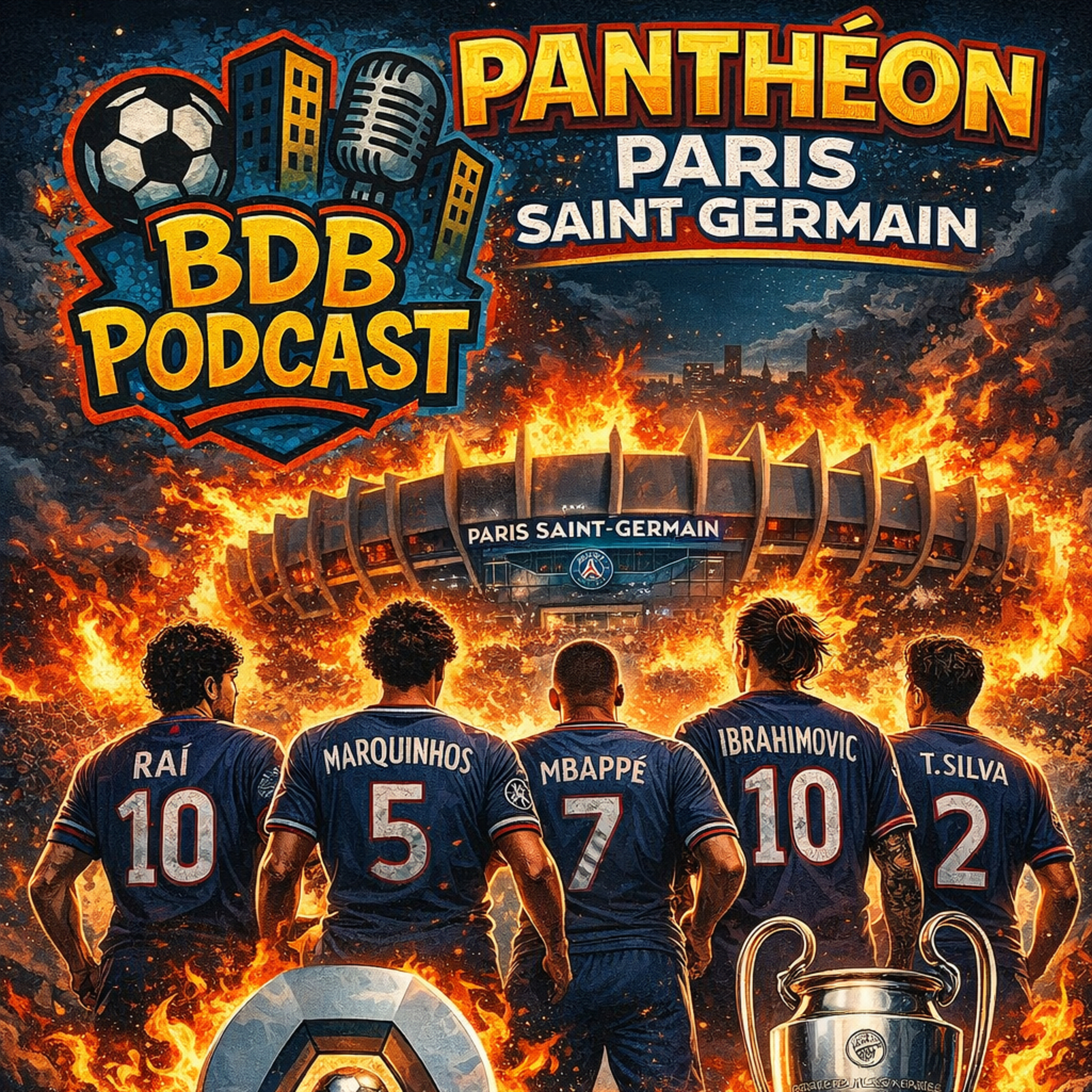 🎙️ BDB PODCAST #33 – Panthéon du PSG (1997-2025) 2e partie … qui est le GOAT ? 🏆