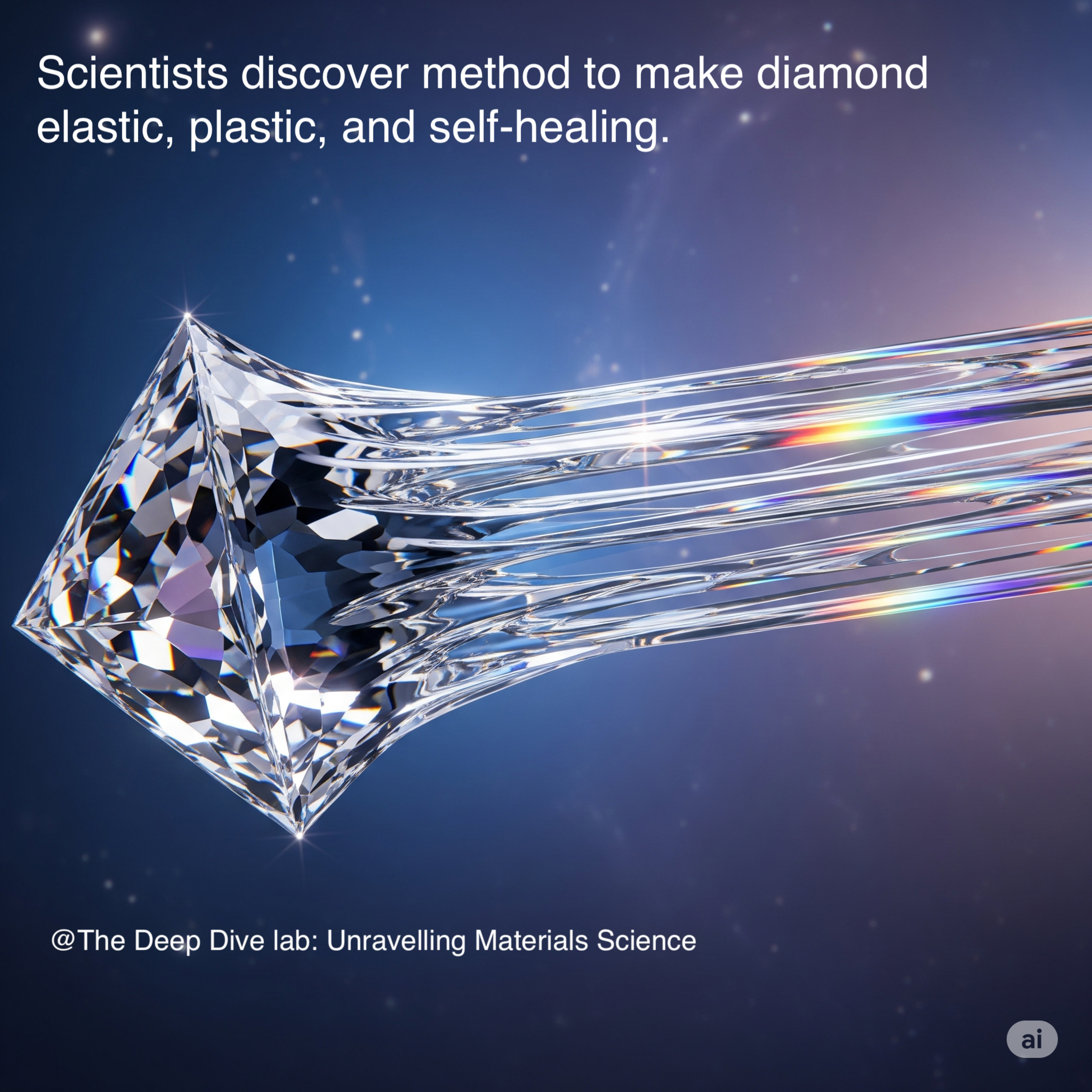 Ep 33 - Diamonds aren’t just forever… they’re now elastic, plastic, and self-healing