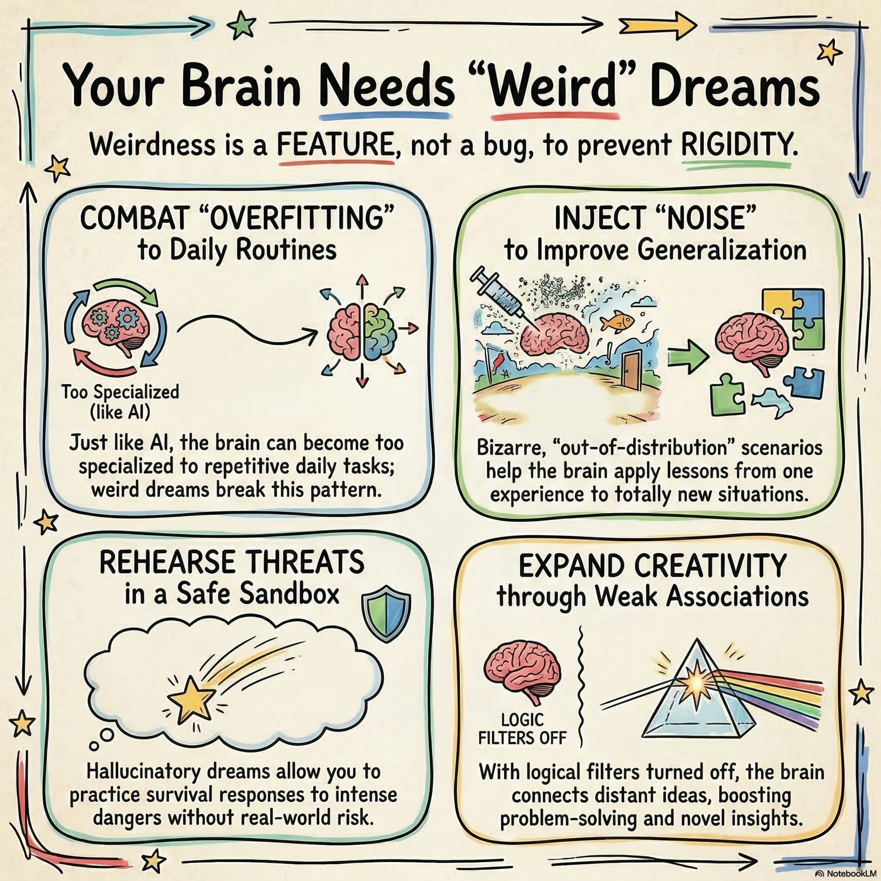 Why Your Brain Needs Weird Dreams 🧠💭 | The AI Secret Behind Human Intelligence episode artwork