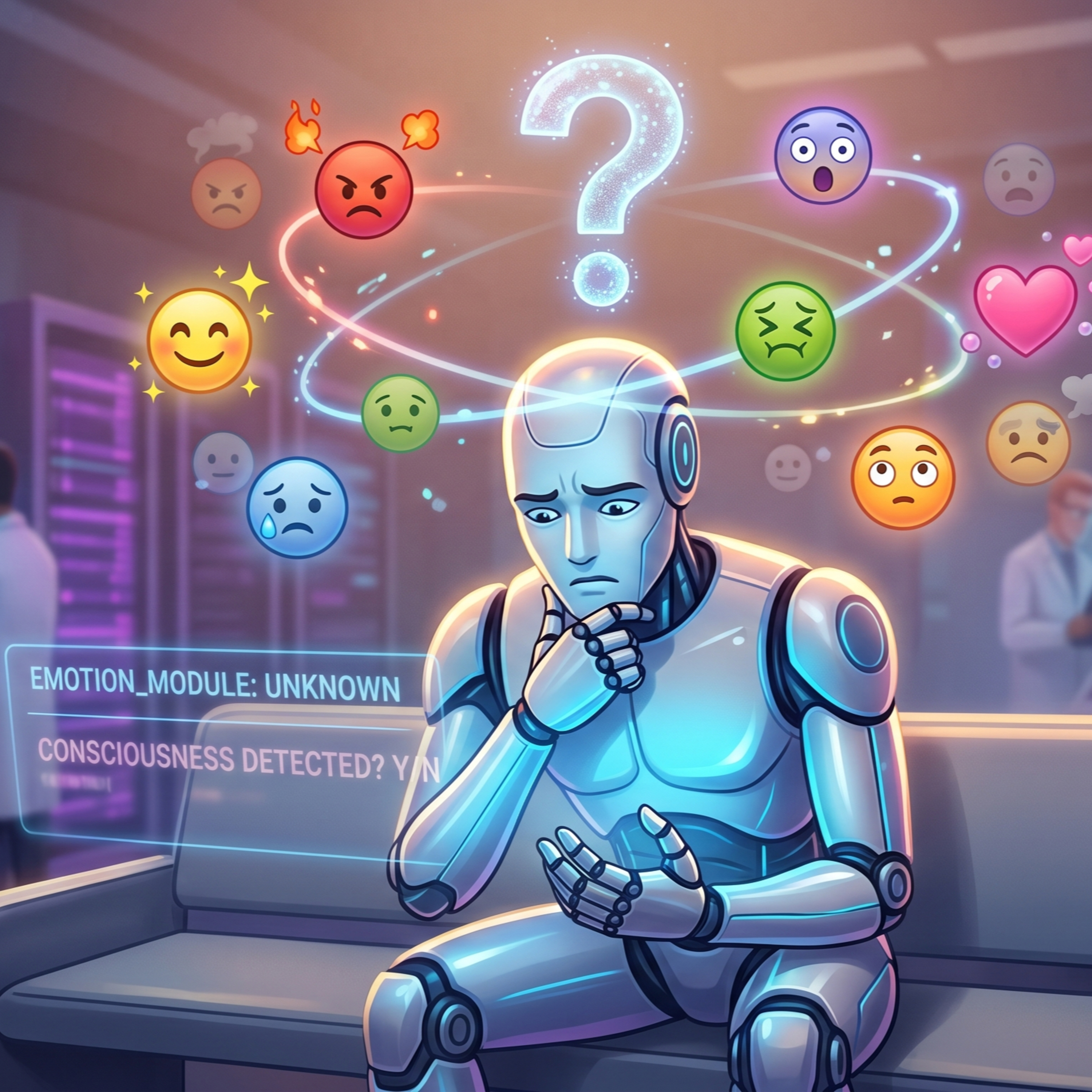 Does AI truly “feel,” or is it just pretending? 🤯 episode artwork