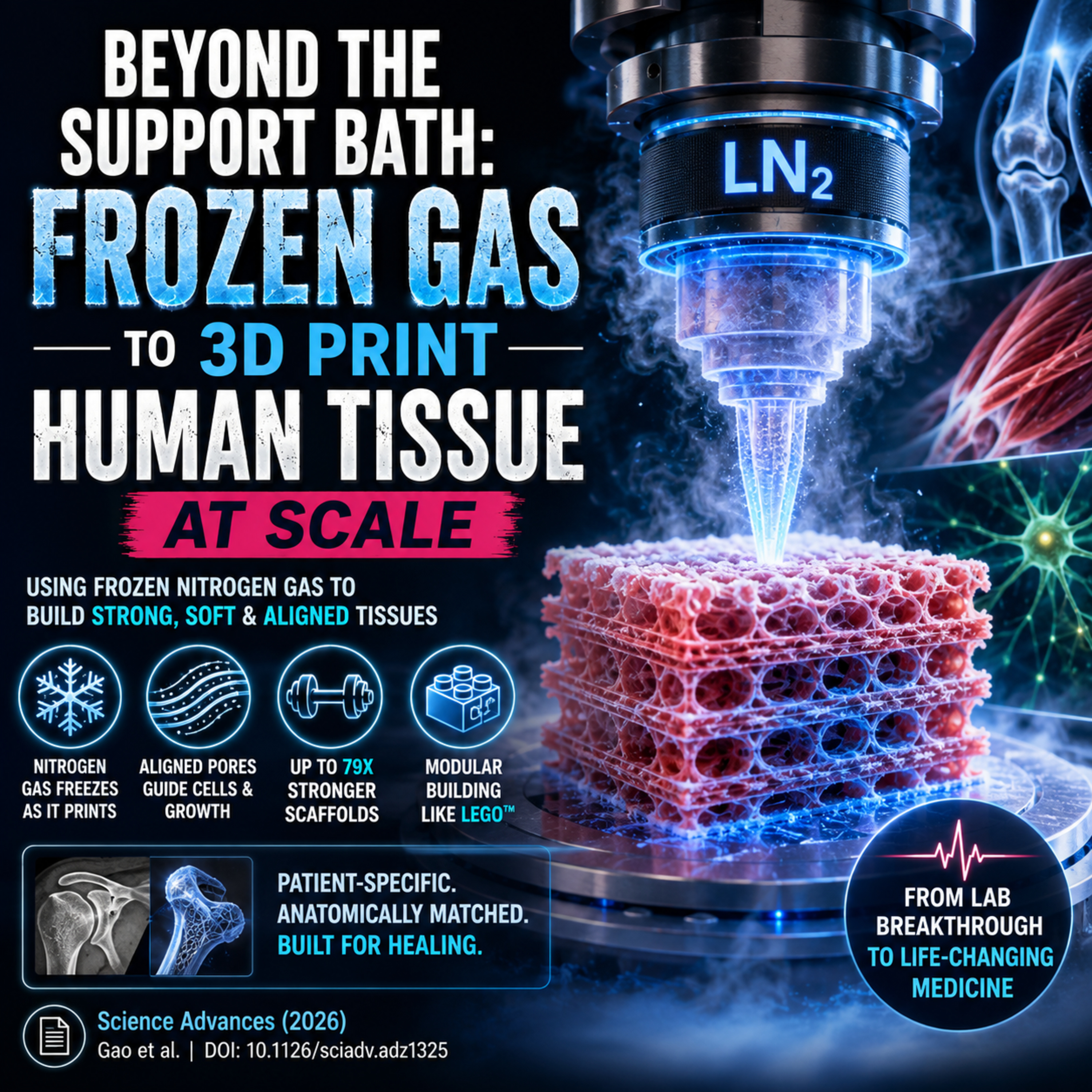 Frozen Gas Is Revolutionizing 3D-Printed Human Tissue ❄️ episode artwork