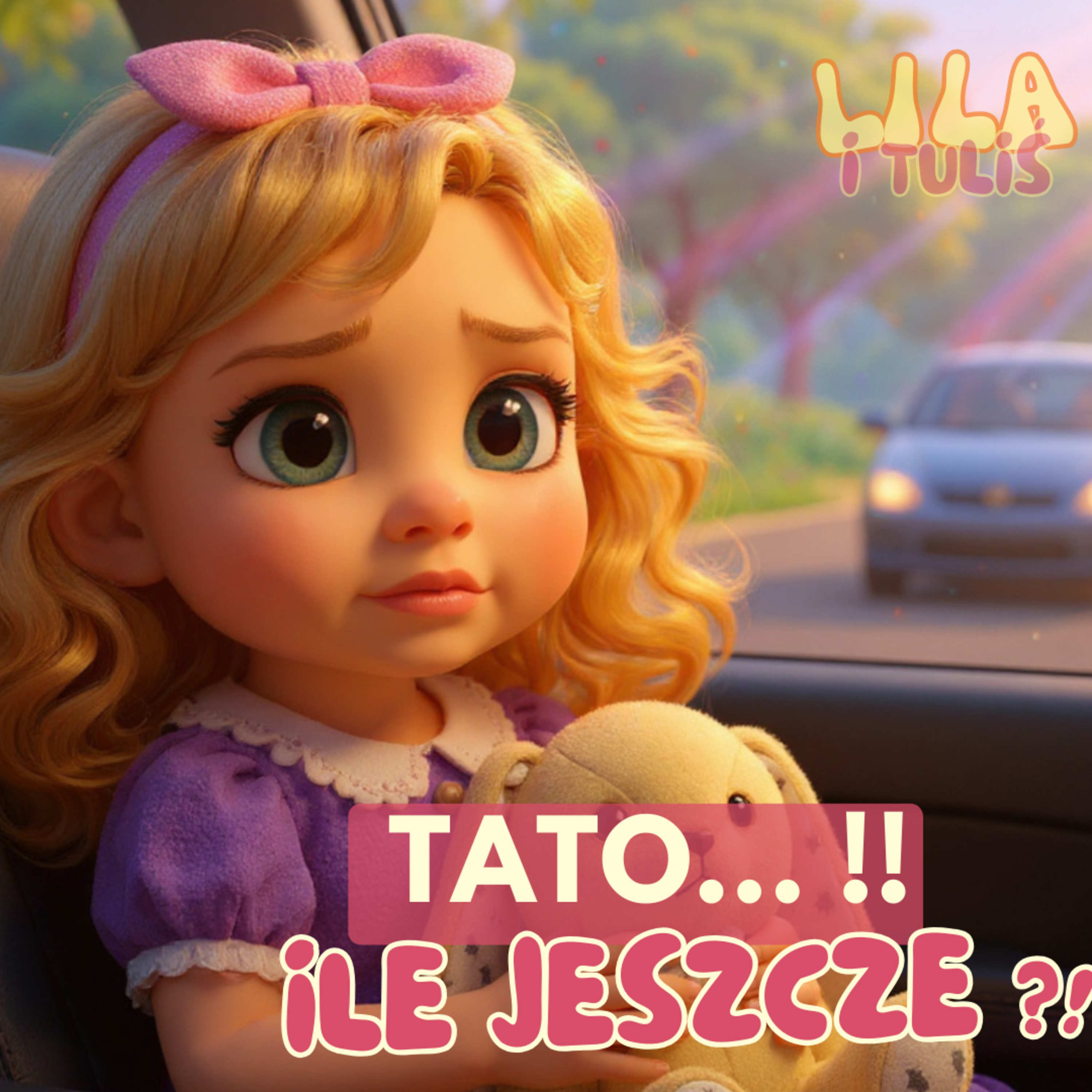 🎧 Bajka edukacyjna NUDA W AUCIE? 🚗 Lila uczy się cierpliwości - zamiast marudzenia, wspólna zabawa 🌈 episode artwork