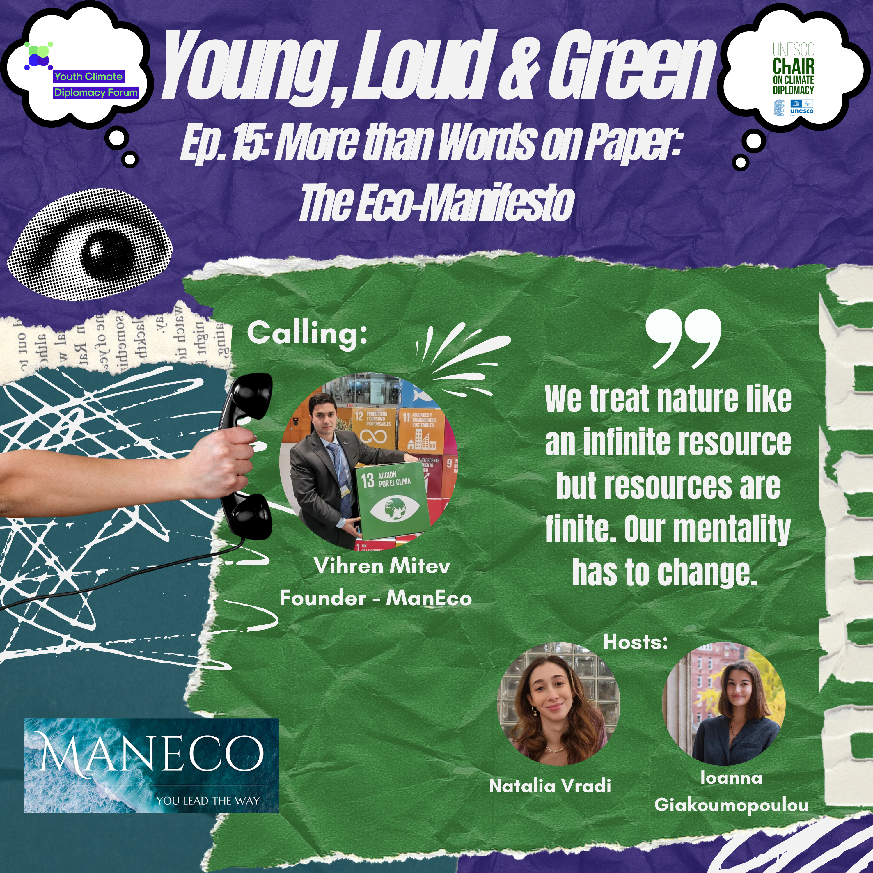 Ep. 15: More than Words on Paper: The Eco-Manifesto episode artwork