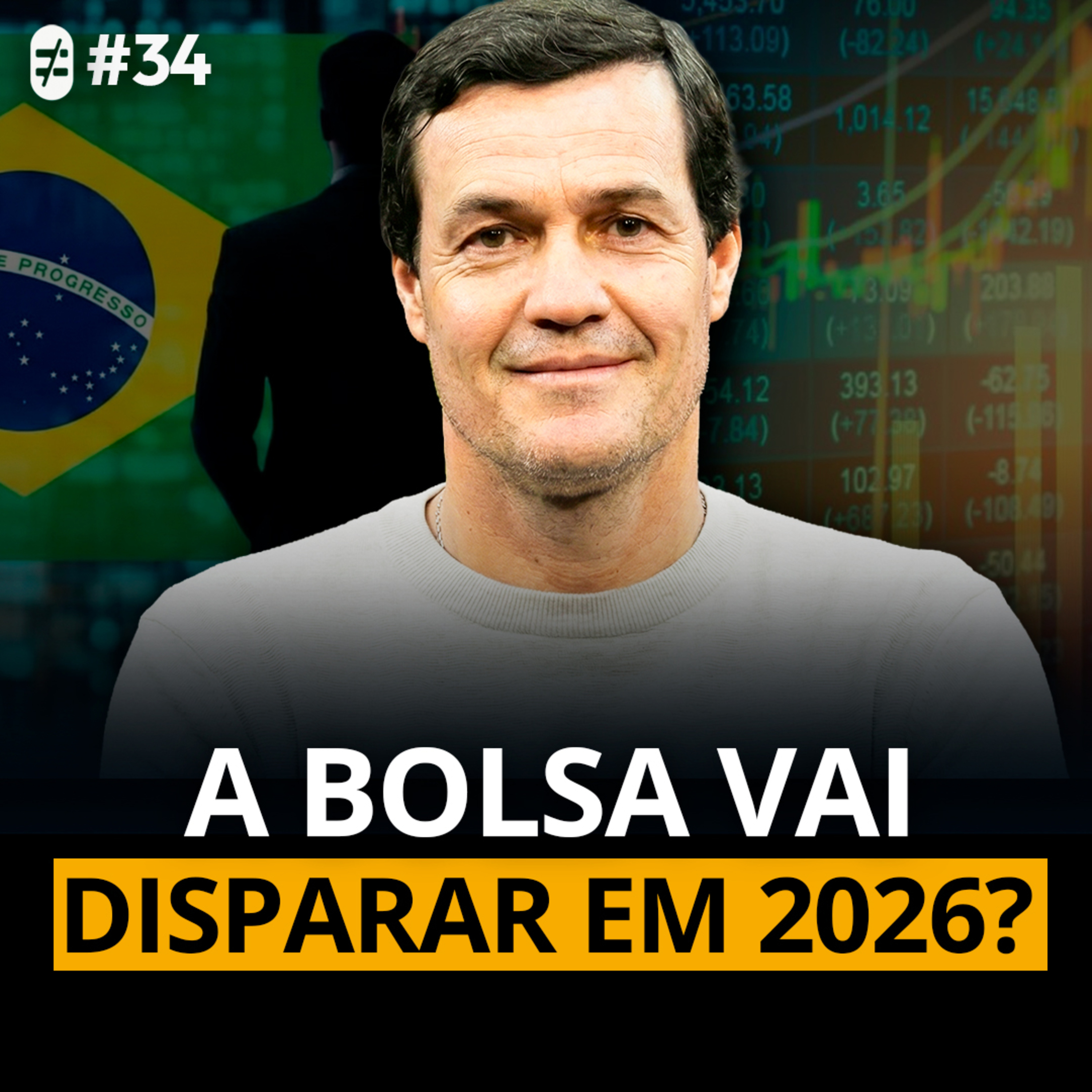 #34 | A BOLSA BRASILEIRA VAI EXPLODIR E (QUASE) NINGUÉM ESTÁ POSICIONADO PARA ISSO episode artwork