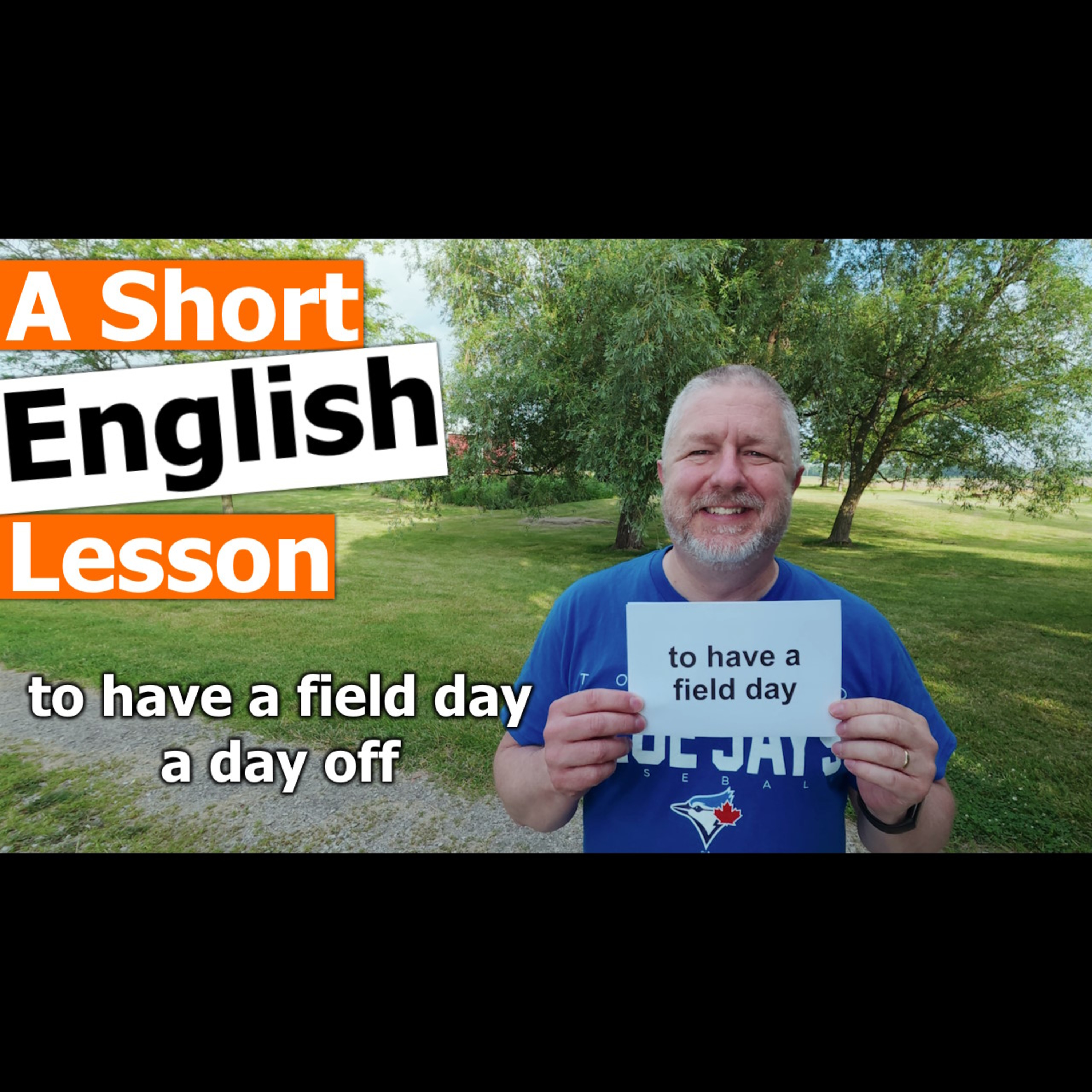 Learn the English Phrases "to have a field day" and "a day off"