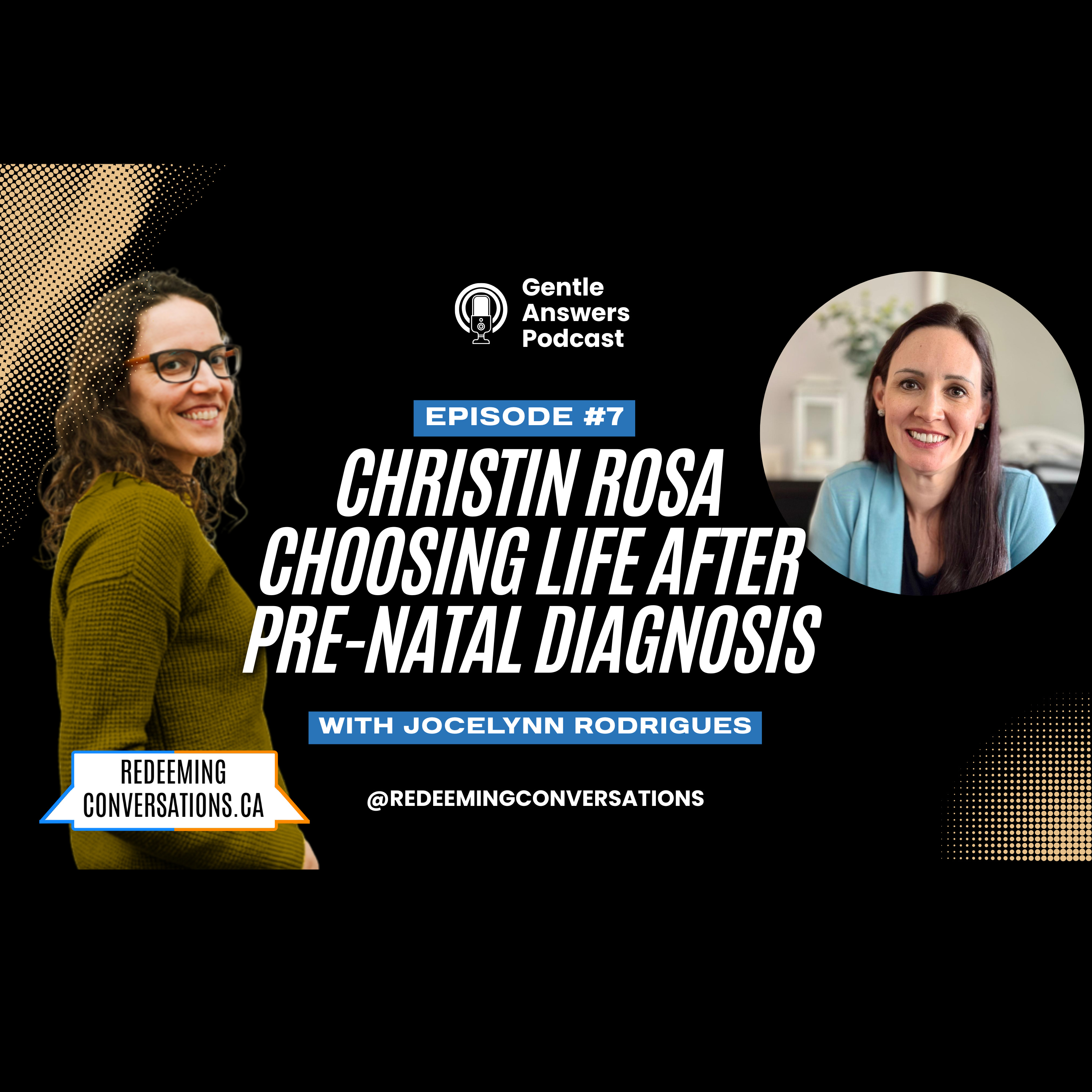 Episode 7: Christin Rosa - pressured to have an abortion after her son's prenatal diagnosis episode artwork