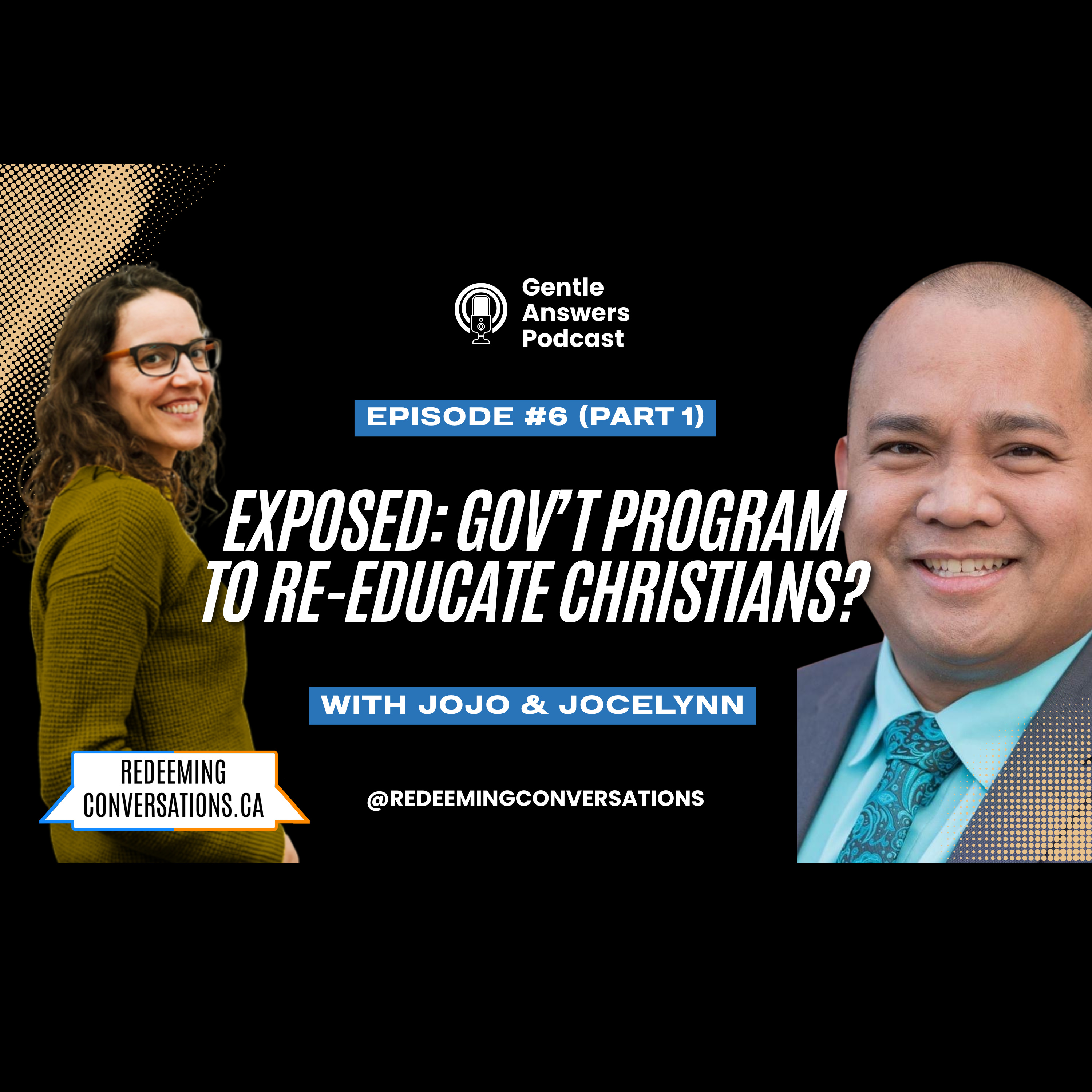 Episode 6: (Part 1) Gentle Answers Election Edition - Gov't Program to Re-Educate Christians? episode artwork