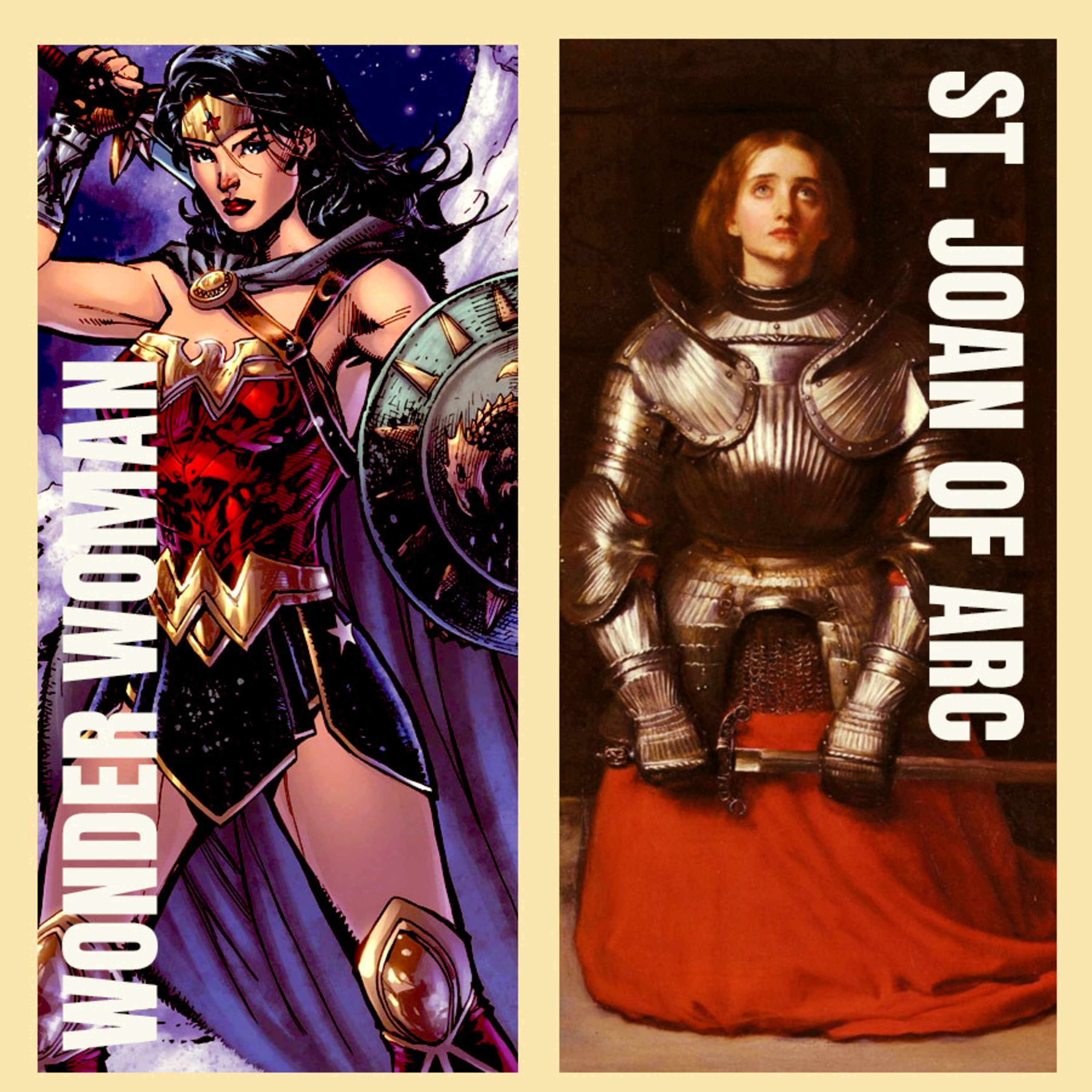 3. Wonder Woman and St. Joan of Arc: The Shared Blueprint of Divine Outsider Heroism