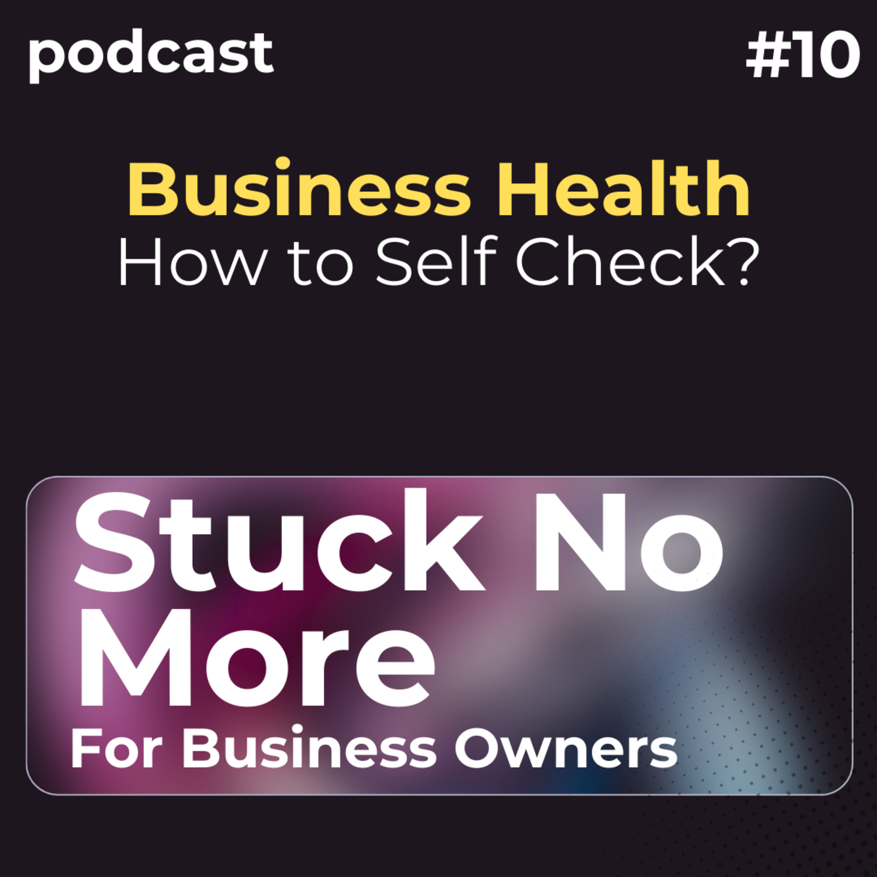 Business Health? How to Self-Check episode artwork