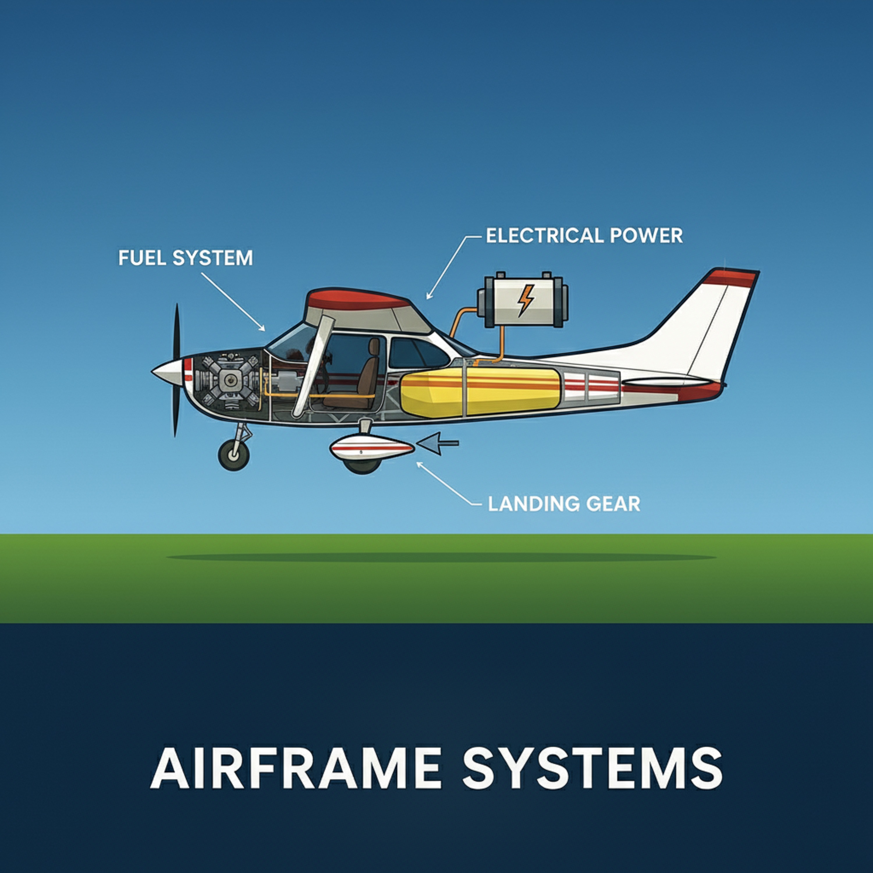 Inside Aircraft Airframe Systems: Fuel, Power, and Landing Gear Explained episode artwork