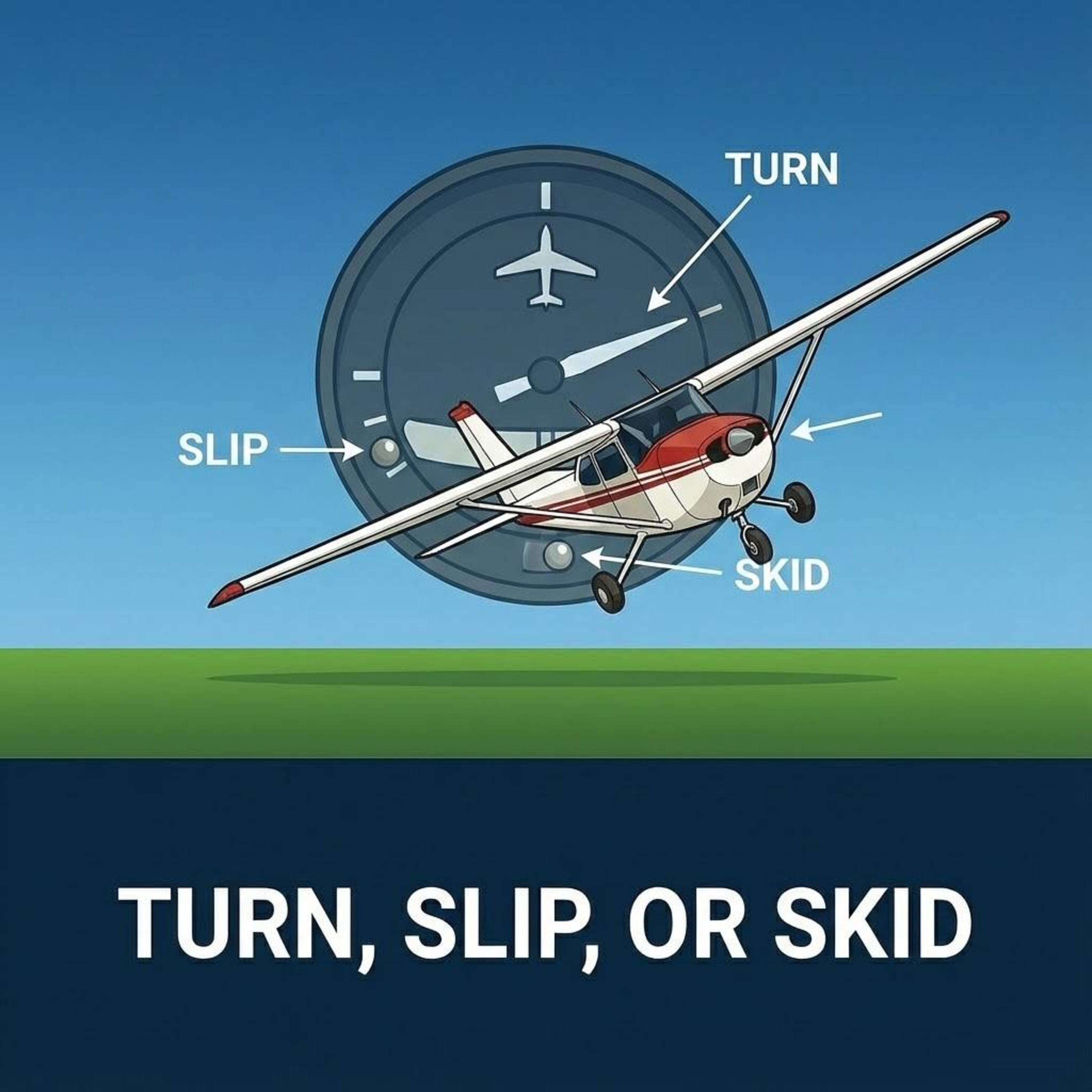 Turn, Slip, or Skid, Understanding Aircraft Turn and Yaw Indicators episode artwork