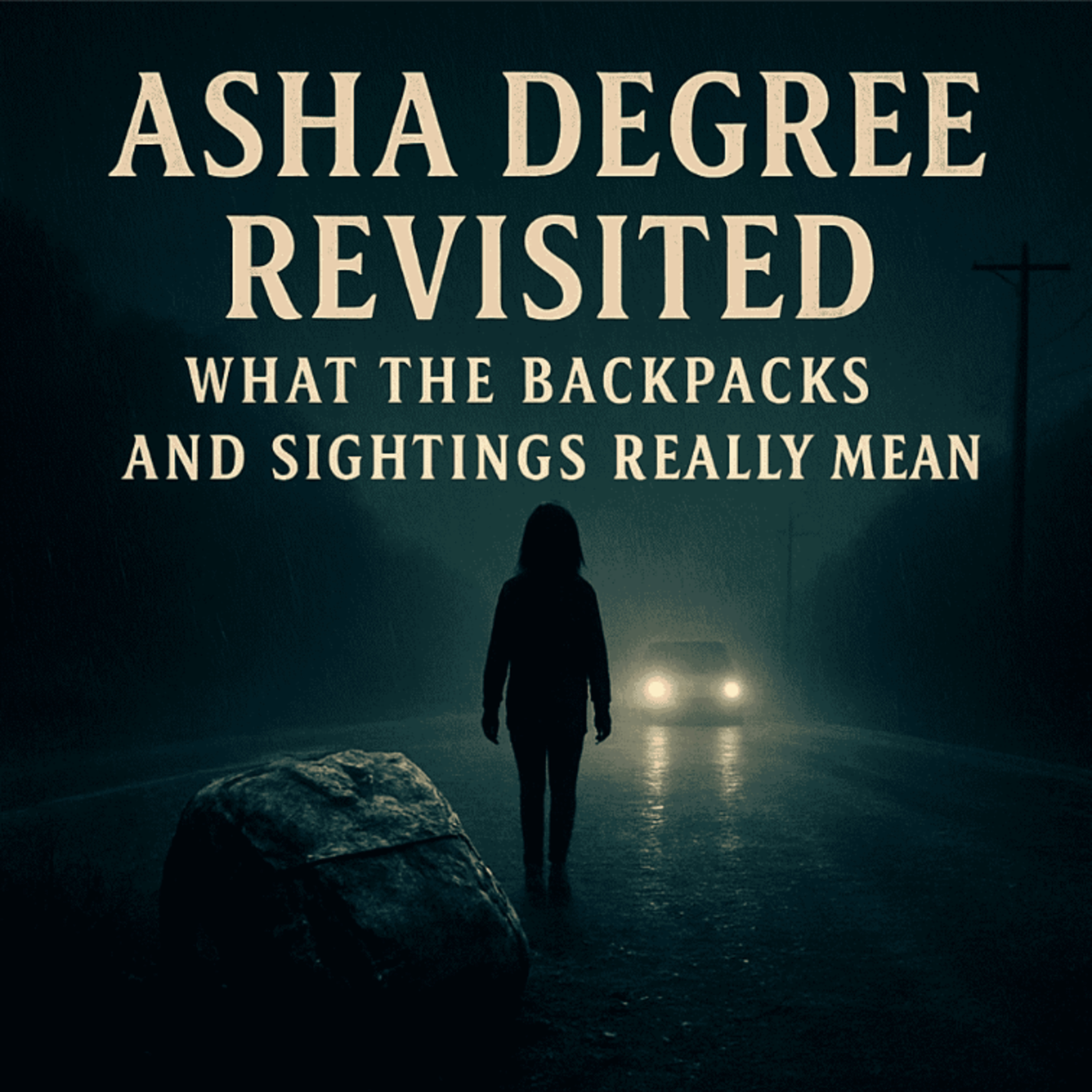 Asha Degree Revisited: What the Backpacks and Sightings Really Mean (E146) episode artwork