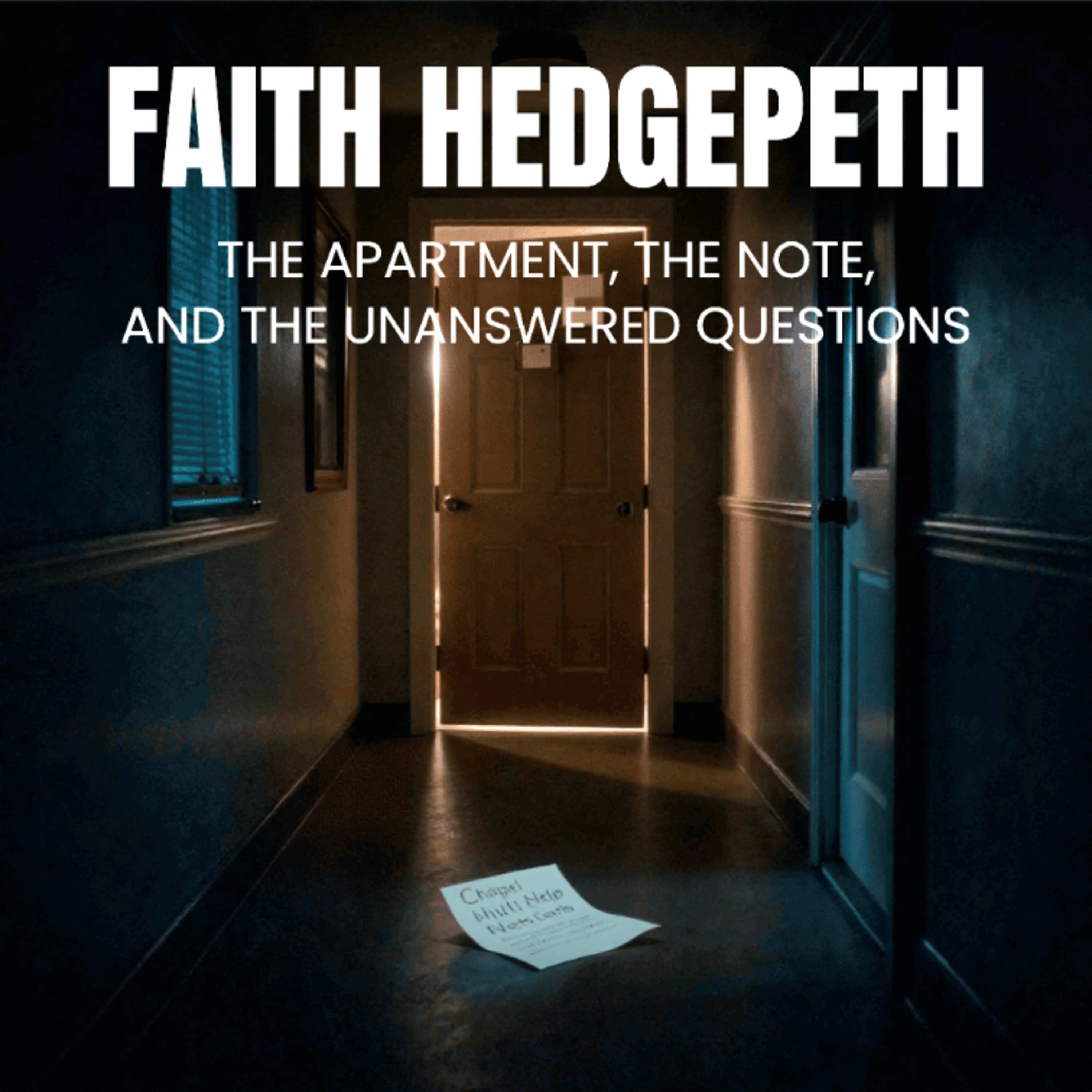 Faith Hedgepeth: The Apartment, the Note, and the Unanswered Questions (E159) episode artwork