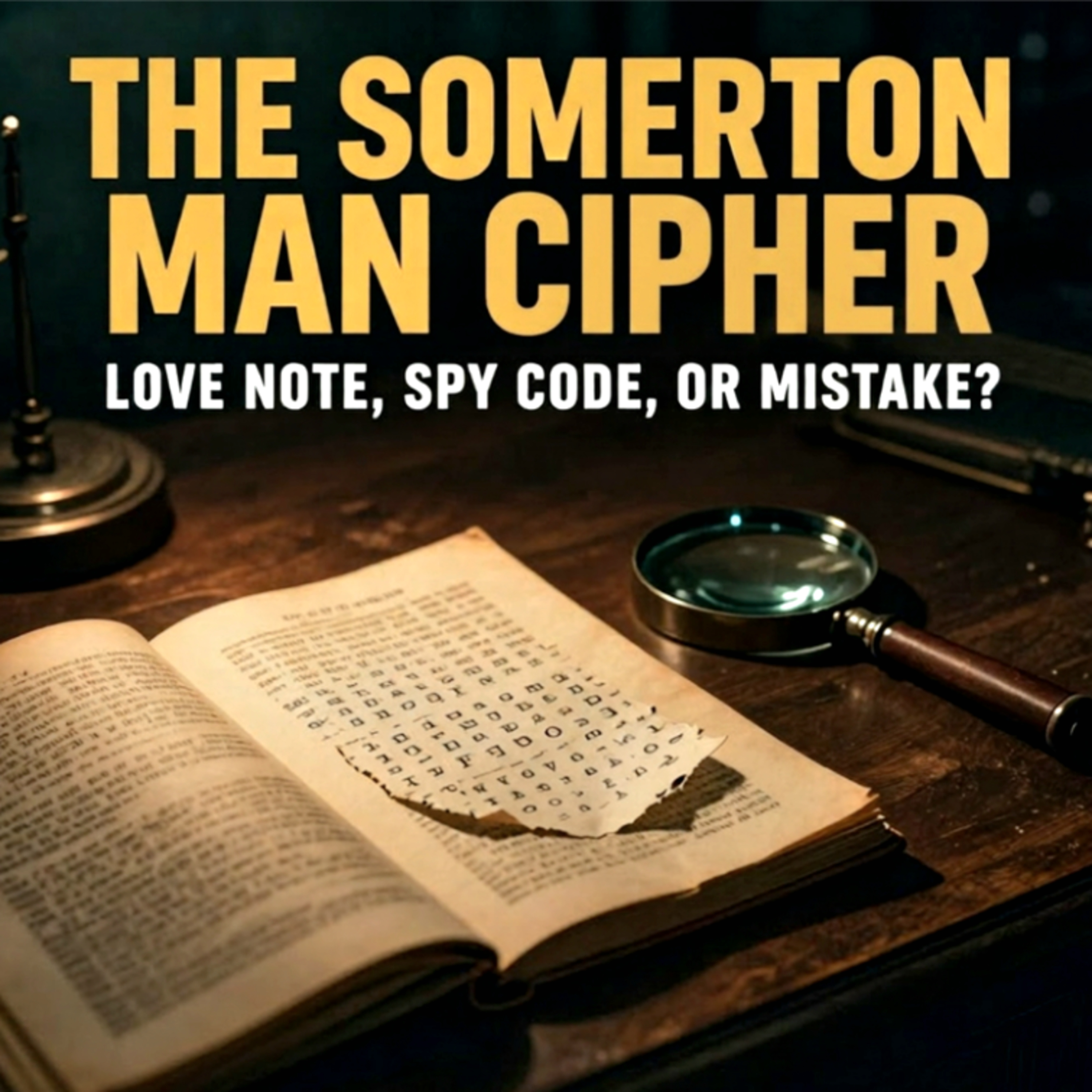 The Somerton Man Cipher: Love Note, Spy Code, or Mistake? (E188) episode artwork