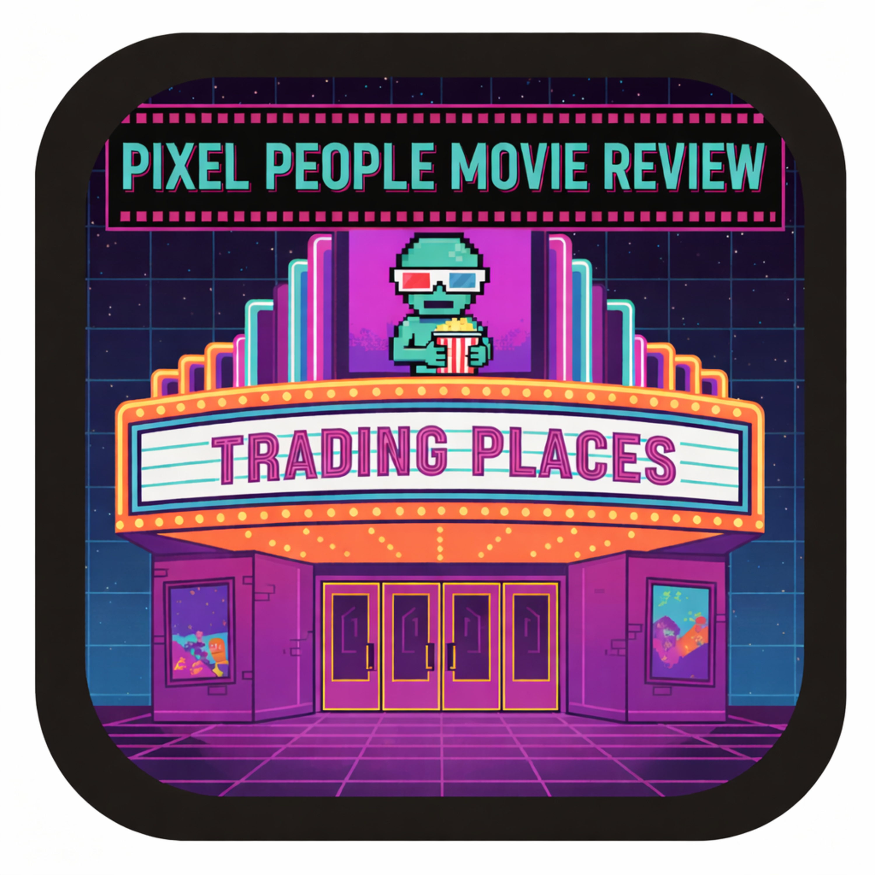 Episode 19: Pixel People Movie Review - Trading Places 1983 episode artwork