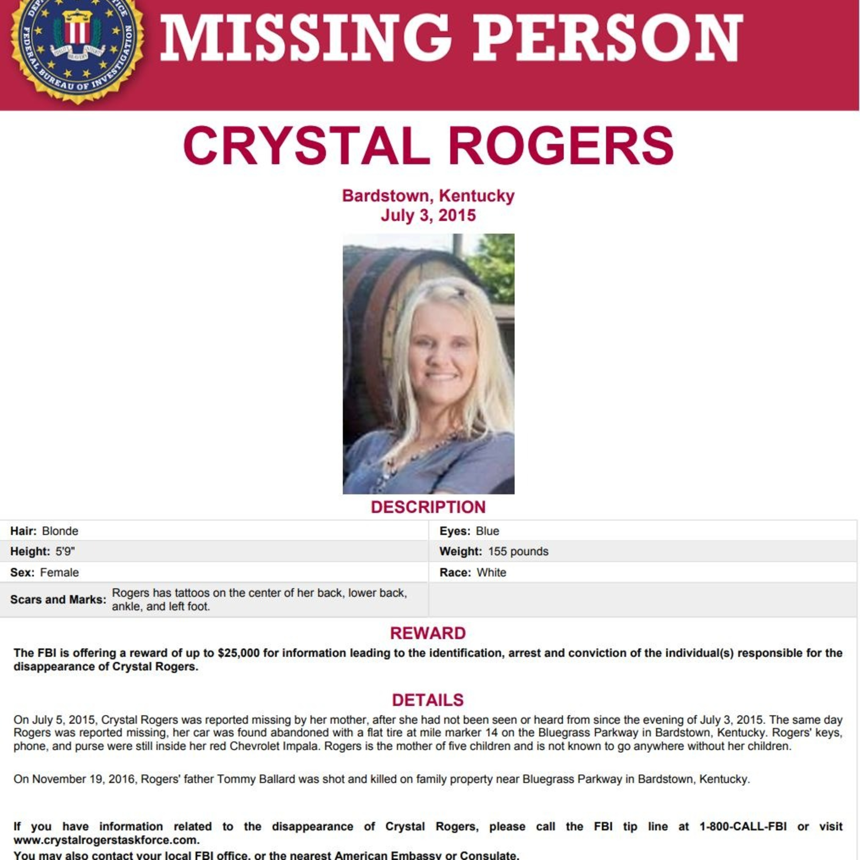 Crystal Rogers Olayı: Bir Kayıp Ve Peş Peşe Cinayetler