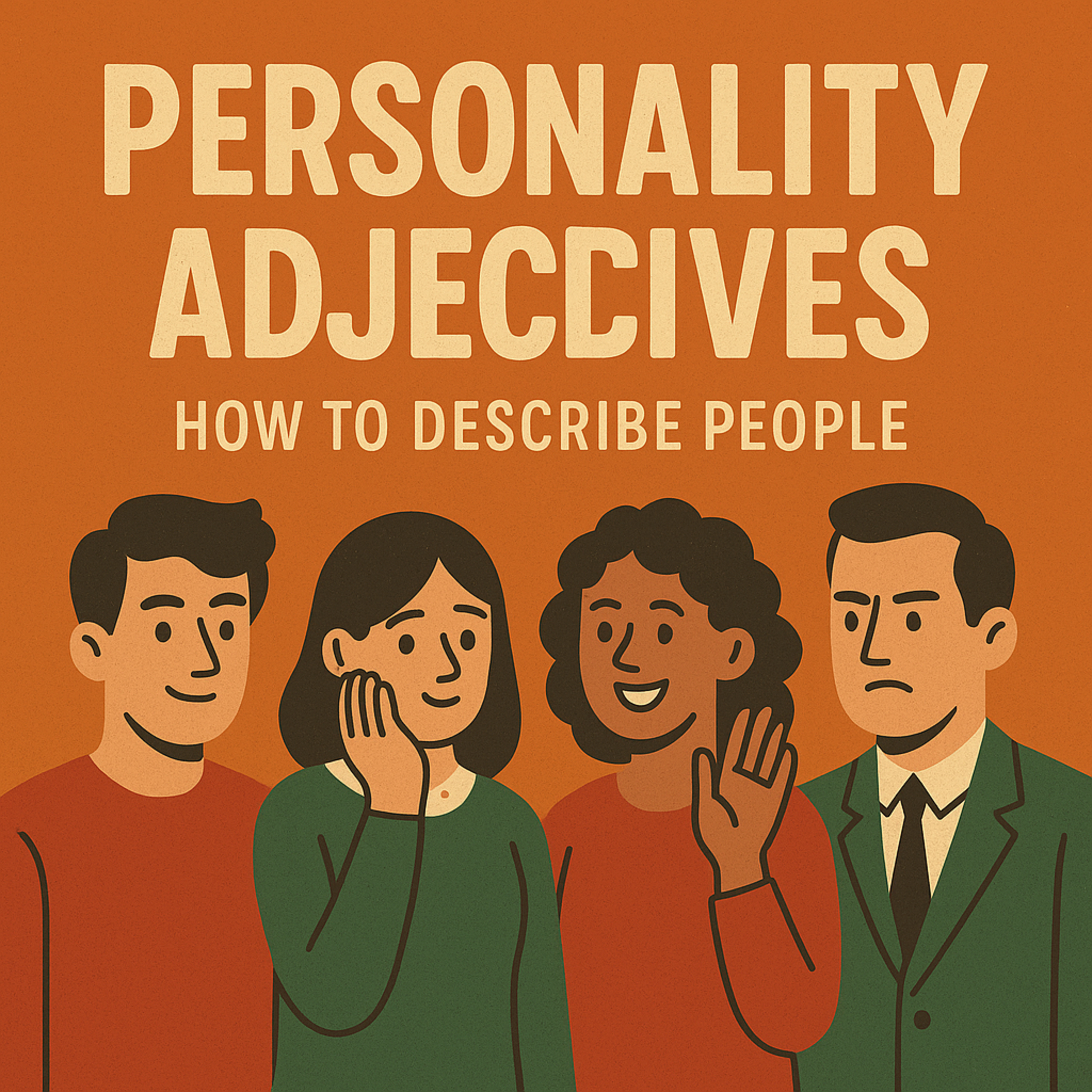 #3 Personality Adjectives - How to Describe People episode artwork