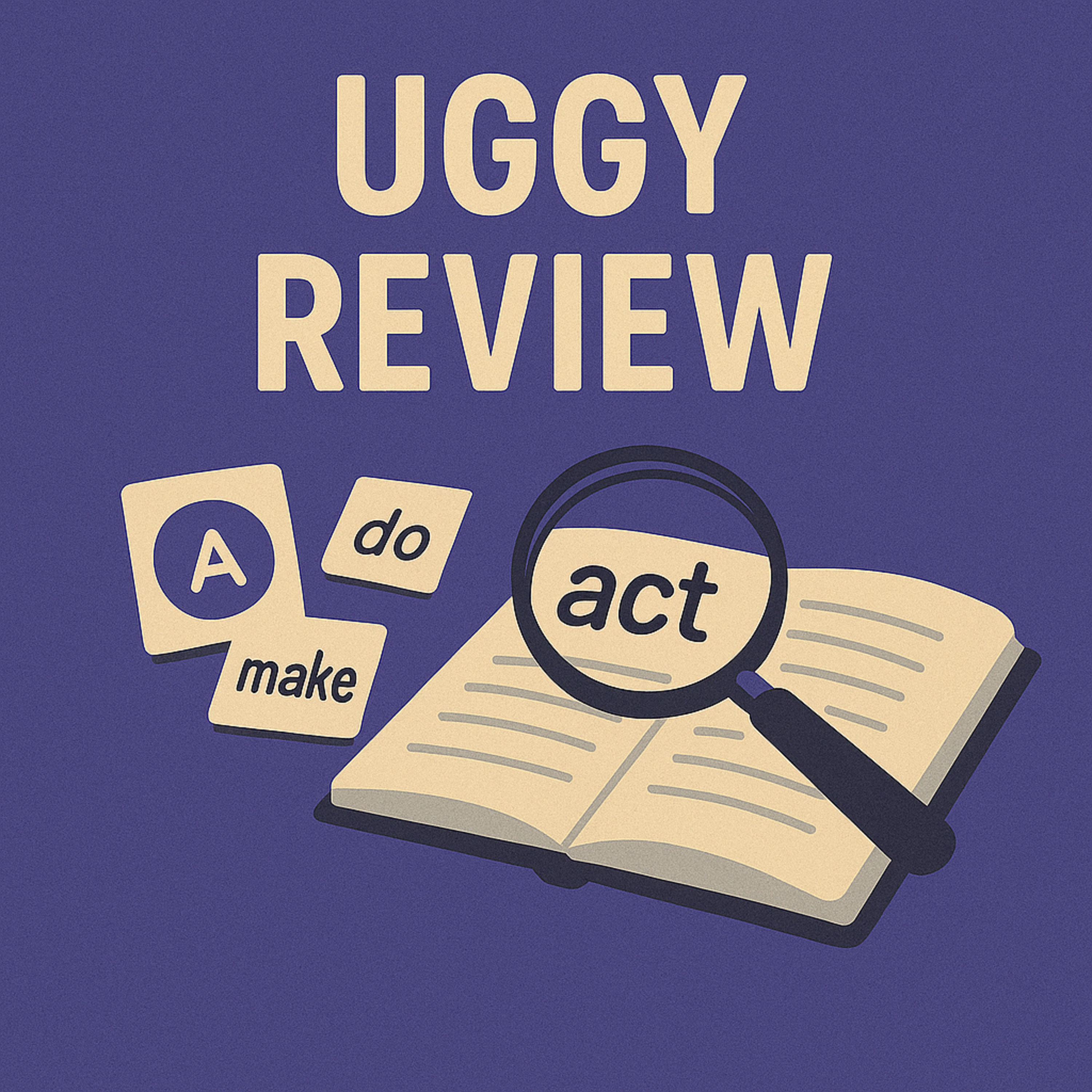 #26 Uggy From Nonsense to Nuance - Your Weekly English Review episode artwork